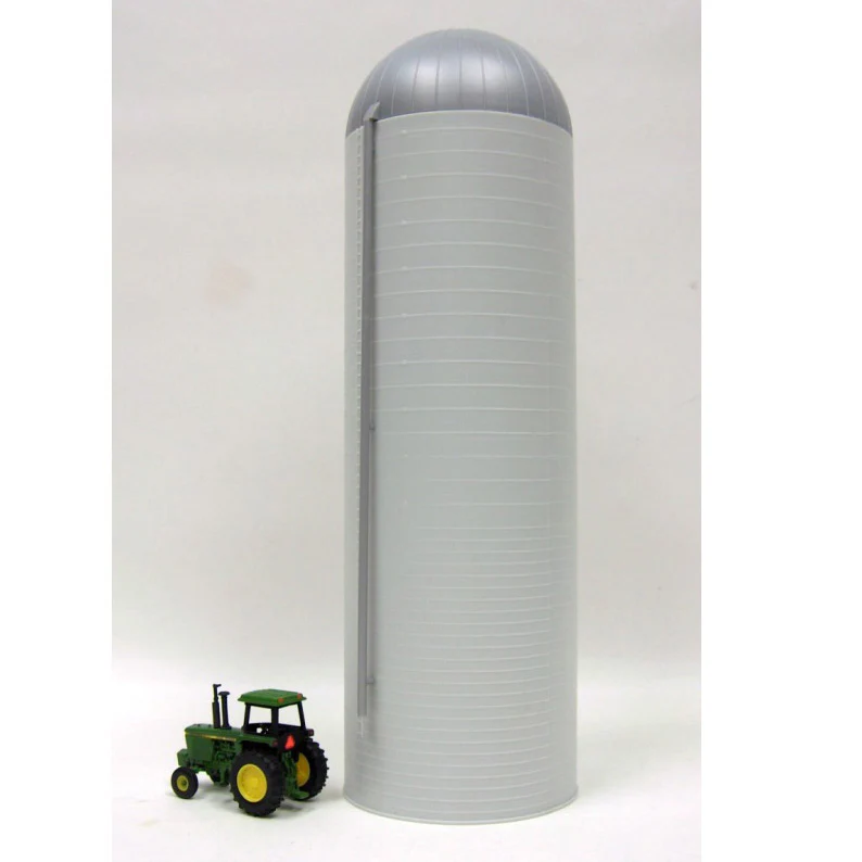 1/64 ST321 Silver & Gray Plastic Concrete Silo, 20ft x 60ft - Image 2