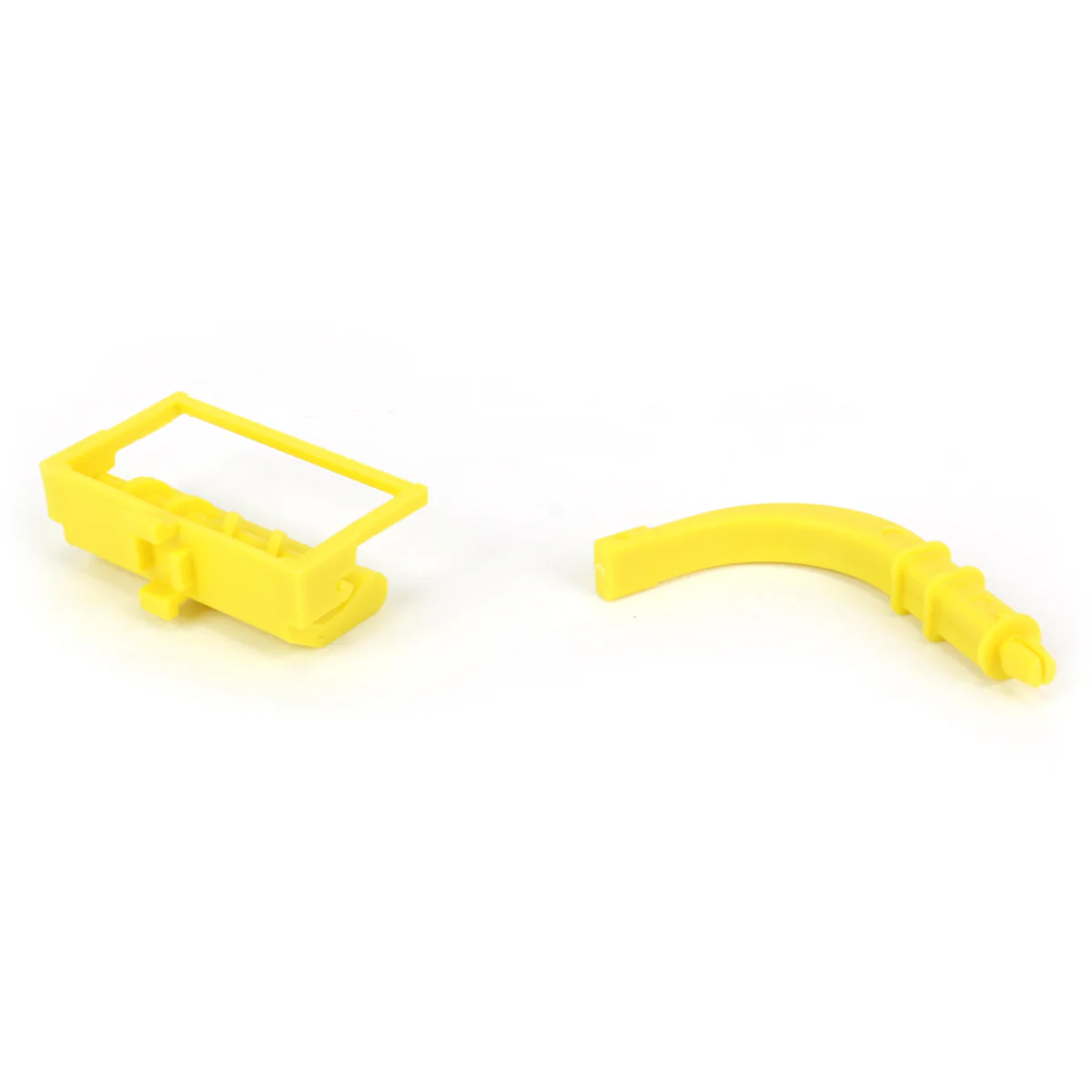 1/64 ST352 Plastic Yellow Hay Head & Spout for Pull Type Forage Harvester - Image 2