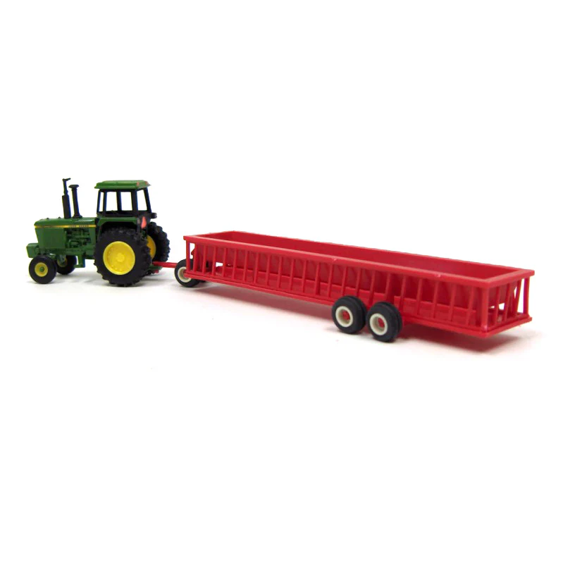 1/64 ST376 Standi Toys Plastic Red 32ft Portable Bunk Feeder - Image 2