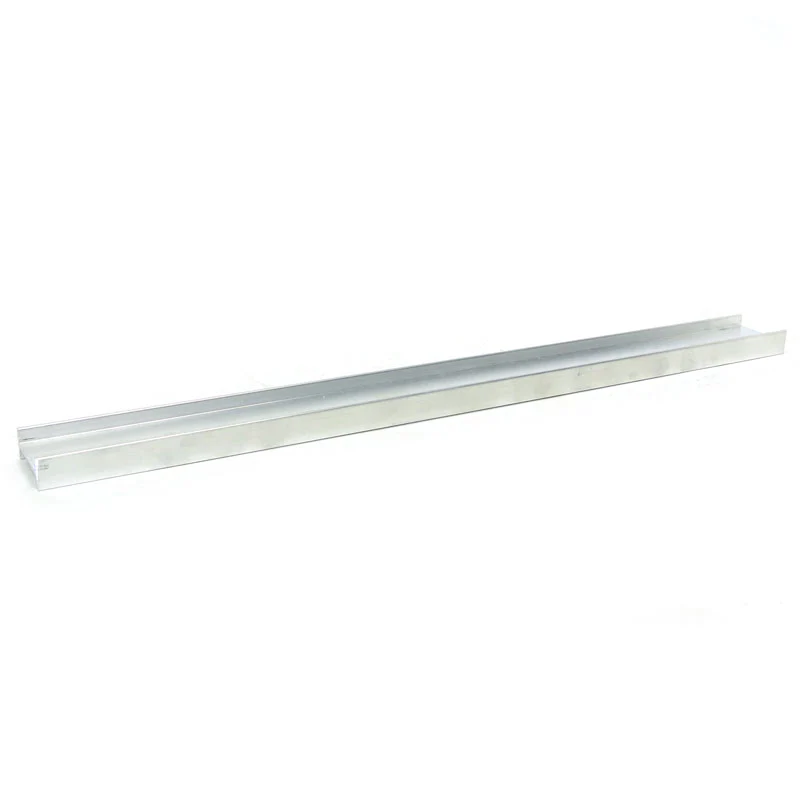 1/64 Aluminum H Feedyard Bunker Section, 1ft Long