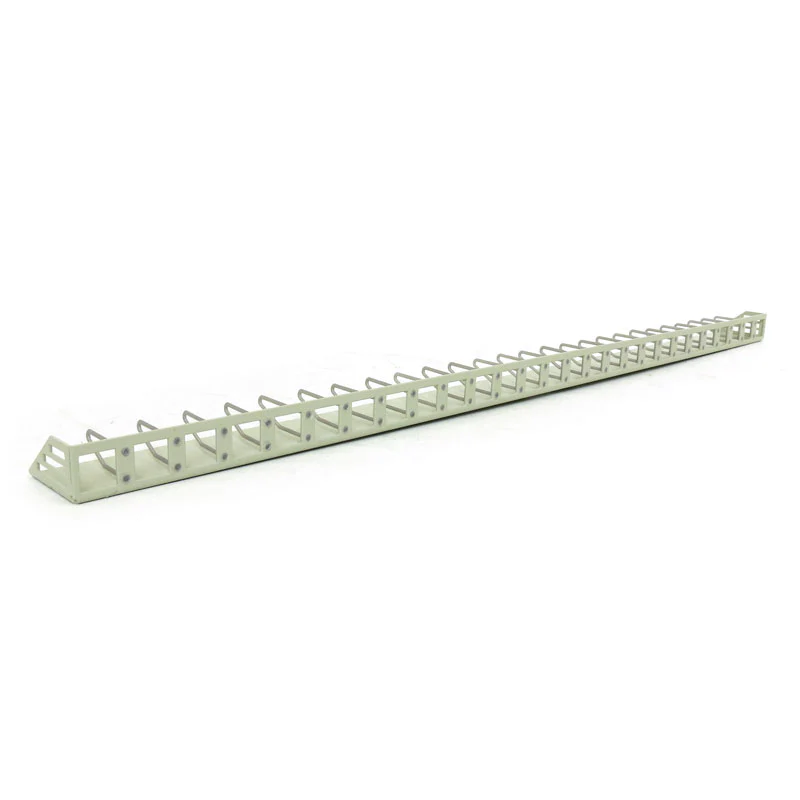 1/64 ST383 27 Cow Stanchion Row on Metal Frame, 20" Long - Image 2