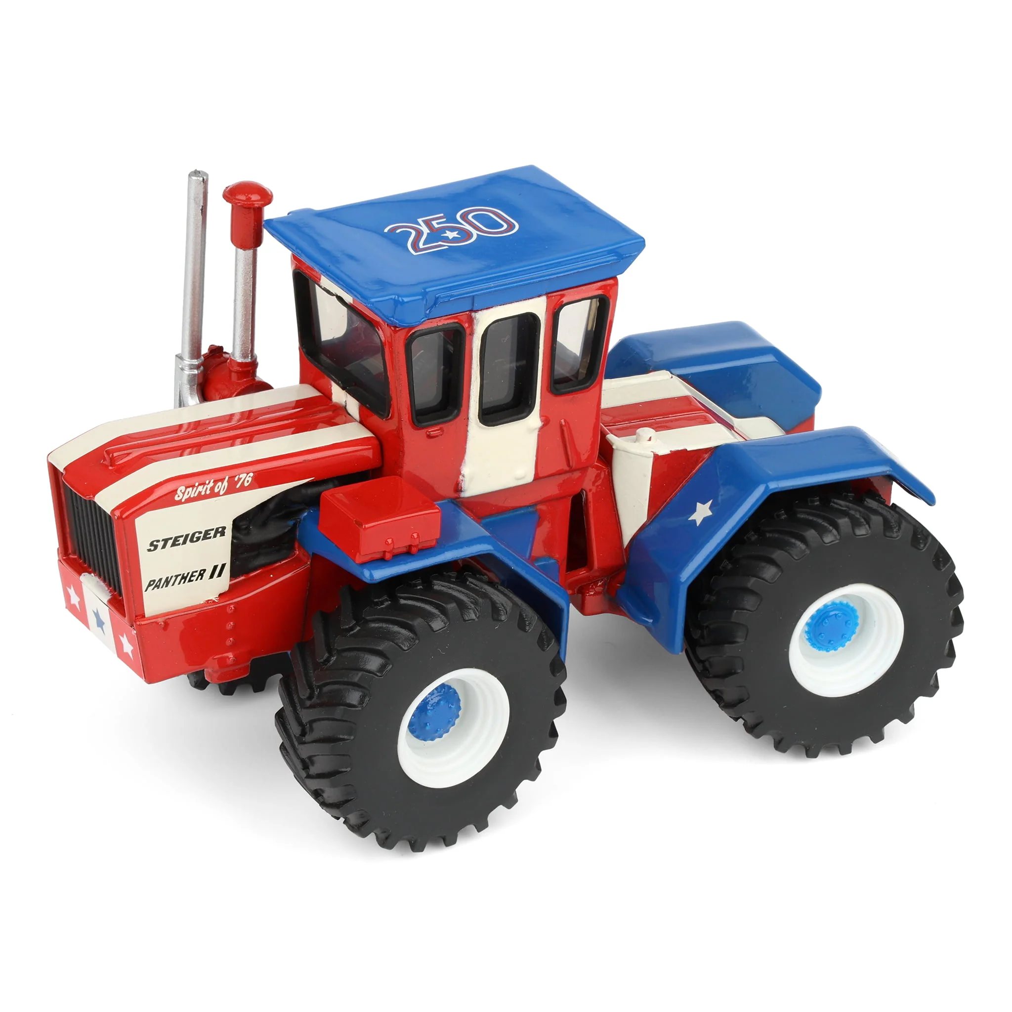1/64 Steiger Panther II, Case 1570, & Case IH Magnum 180 Stars & Stripes Tractor Set by ERTL, USA 250 - Image 6