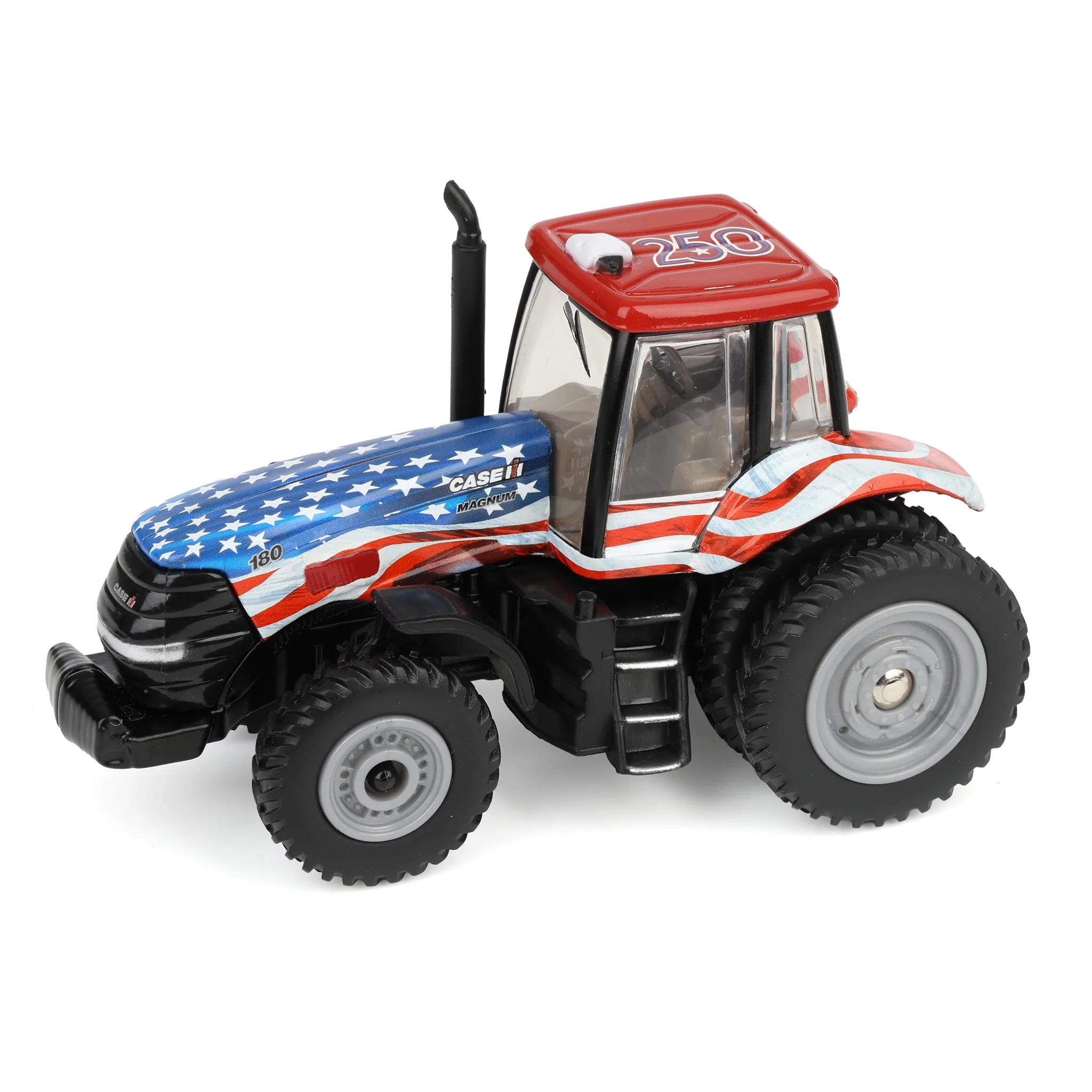 1/64 Steiger Panther II, Case 1570, & Case IH Magnum 180 Stars & Stripes Tractor Set by ERTL, USA 250 - Image 8