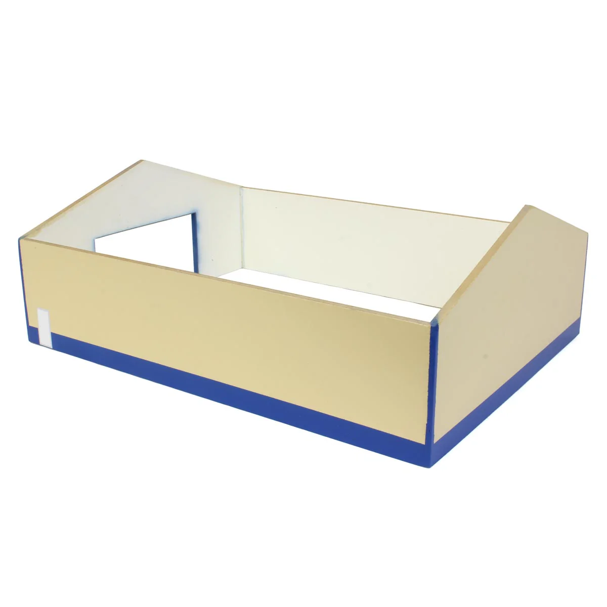 1/64 Tan & Blue 1 Door 60ft x 80ft Wooden Tractor or Truck Shop - Image 4