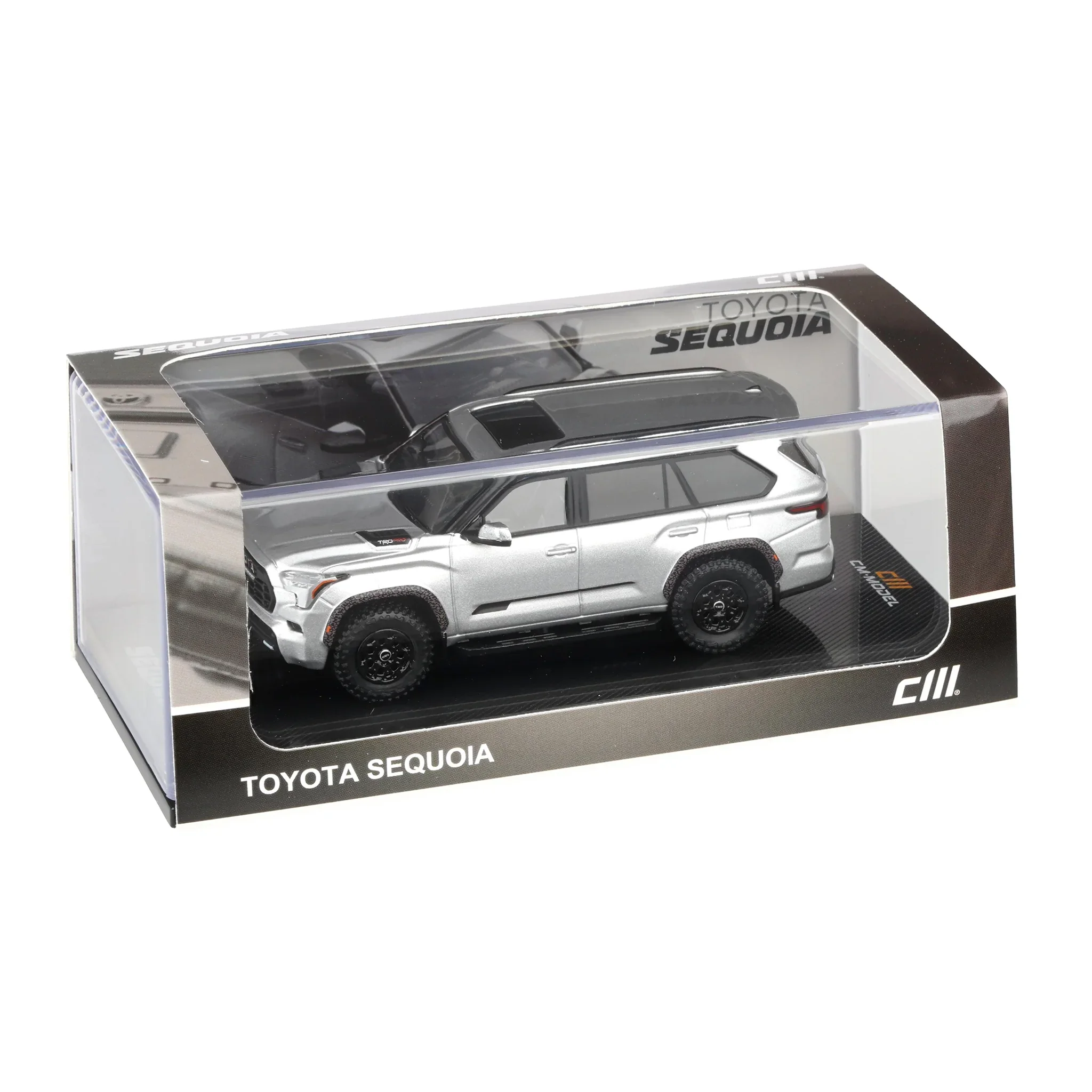 1/64 Toyota Sequoia TRD PRO 2024, Silver, CM Model Limited Edition - Image 7