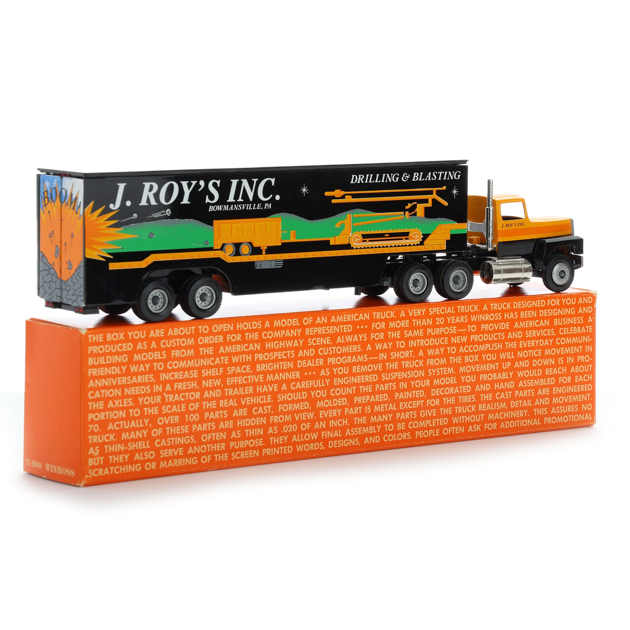 1/64 Winross Truck, J.Roy's Inc - Image 2