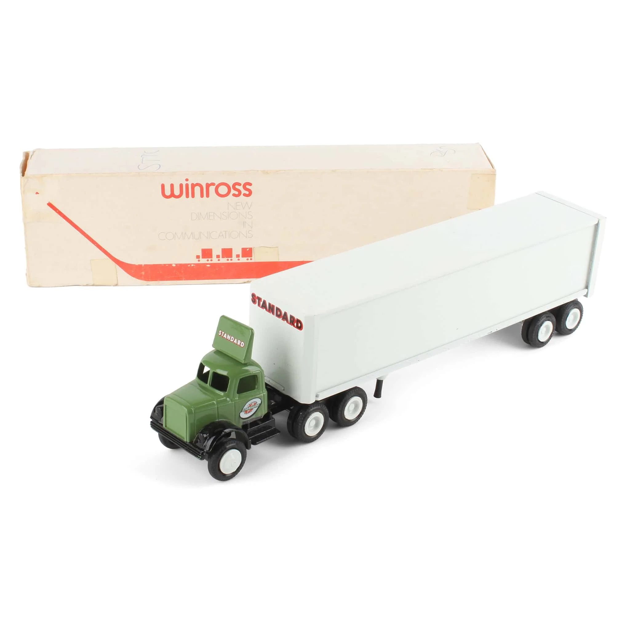 1/64 Semi Truck with Box Trailer by Winross, Standard Co