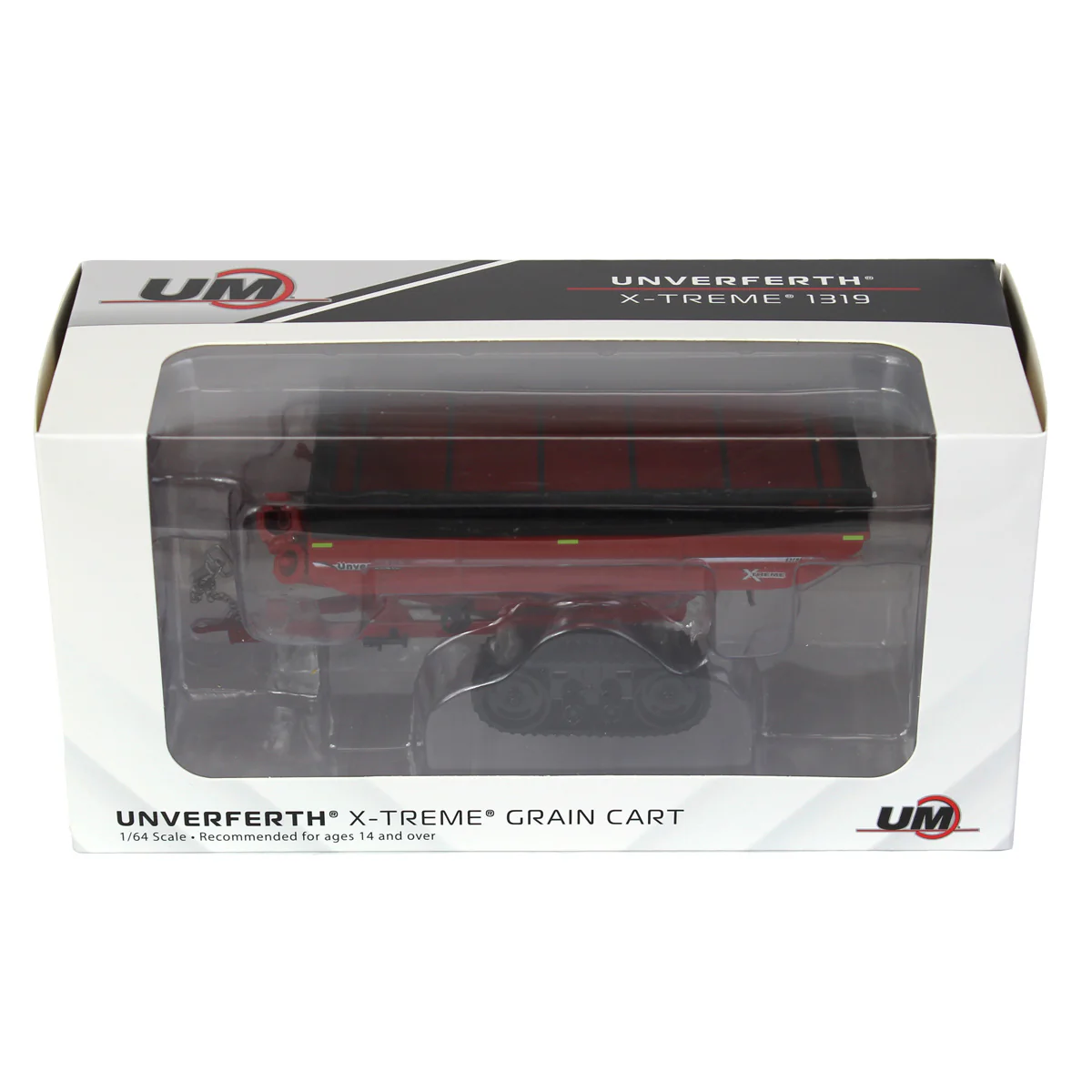 1/64 Unverferth X-Treme 1319 Grain Cart with Tracks, Red - Image 5