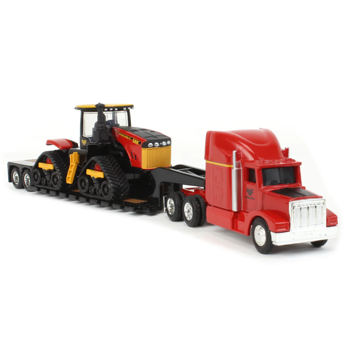 1/64 Versatile 580DT Track Tractor & Semi Truck with Lowboy Trailer, ERTL Prestige Collection - Image 2