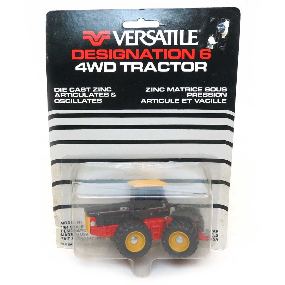 1/64 Versatile 836 4WD Designations 6 Tractor with Duals, Made in the USA by Scale Models