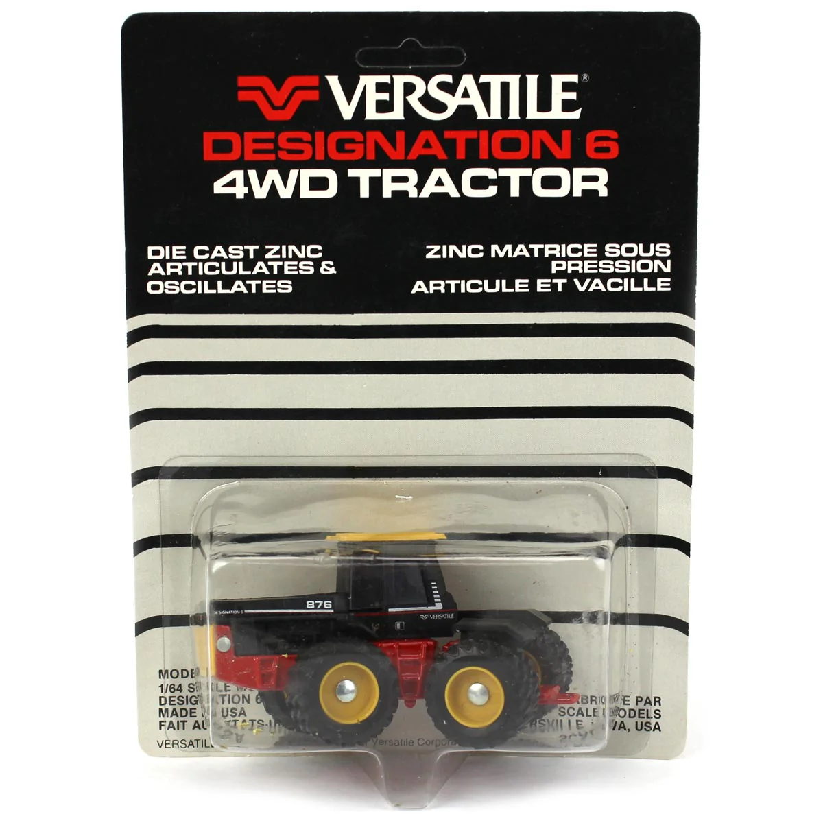 1/64 Versatile 876 4WD Tractor with Duals, Made in the USA by Scale Models