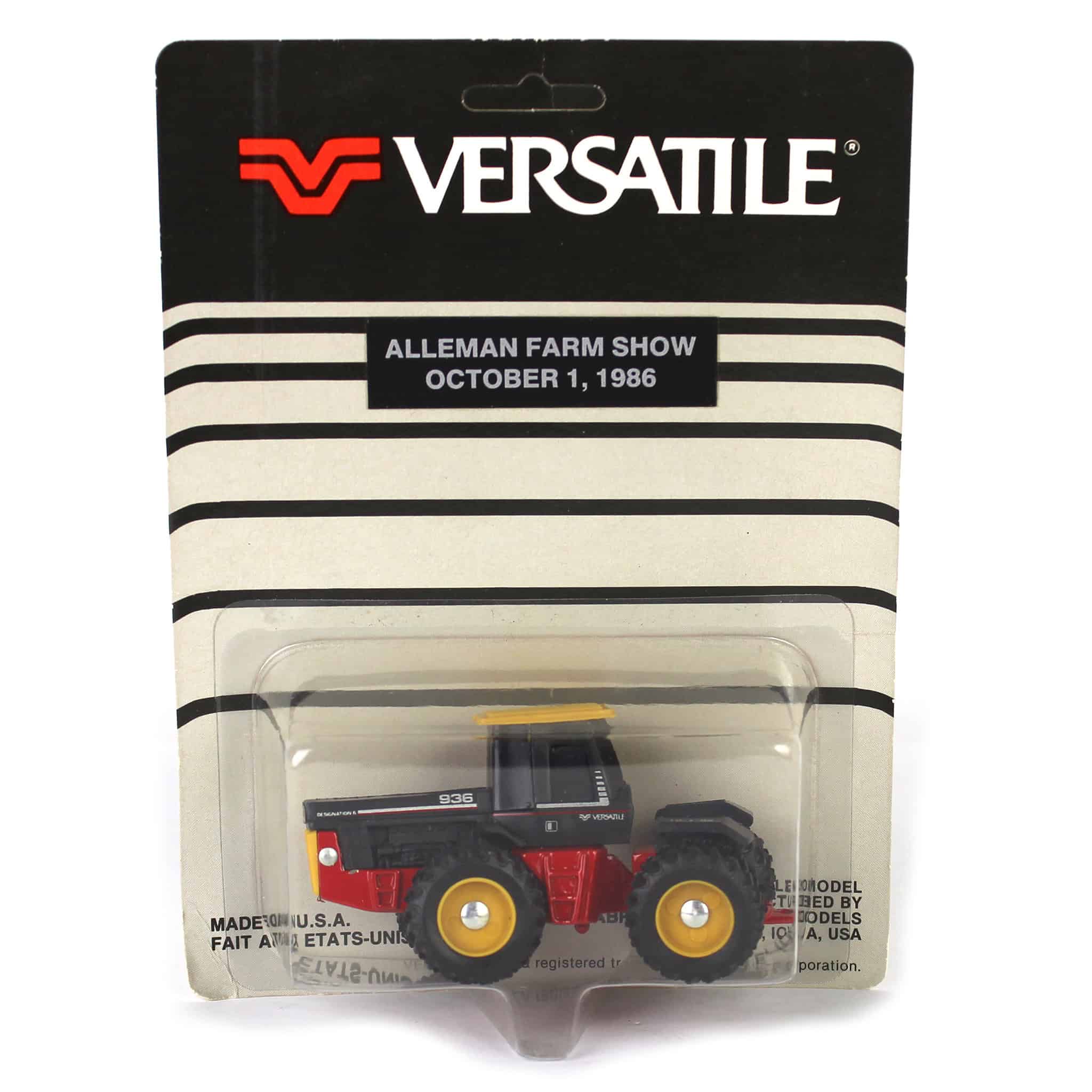 1/64 Versatile 936 4WD Designations 6 Tractor with Duals by Scale Models, 1986 Alleman Farm Show