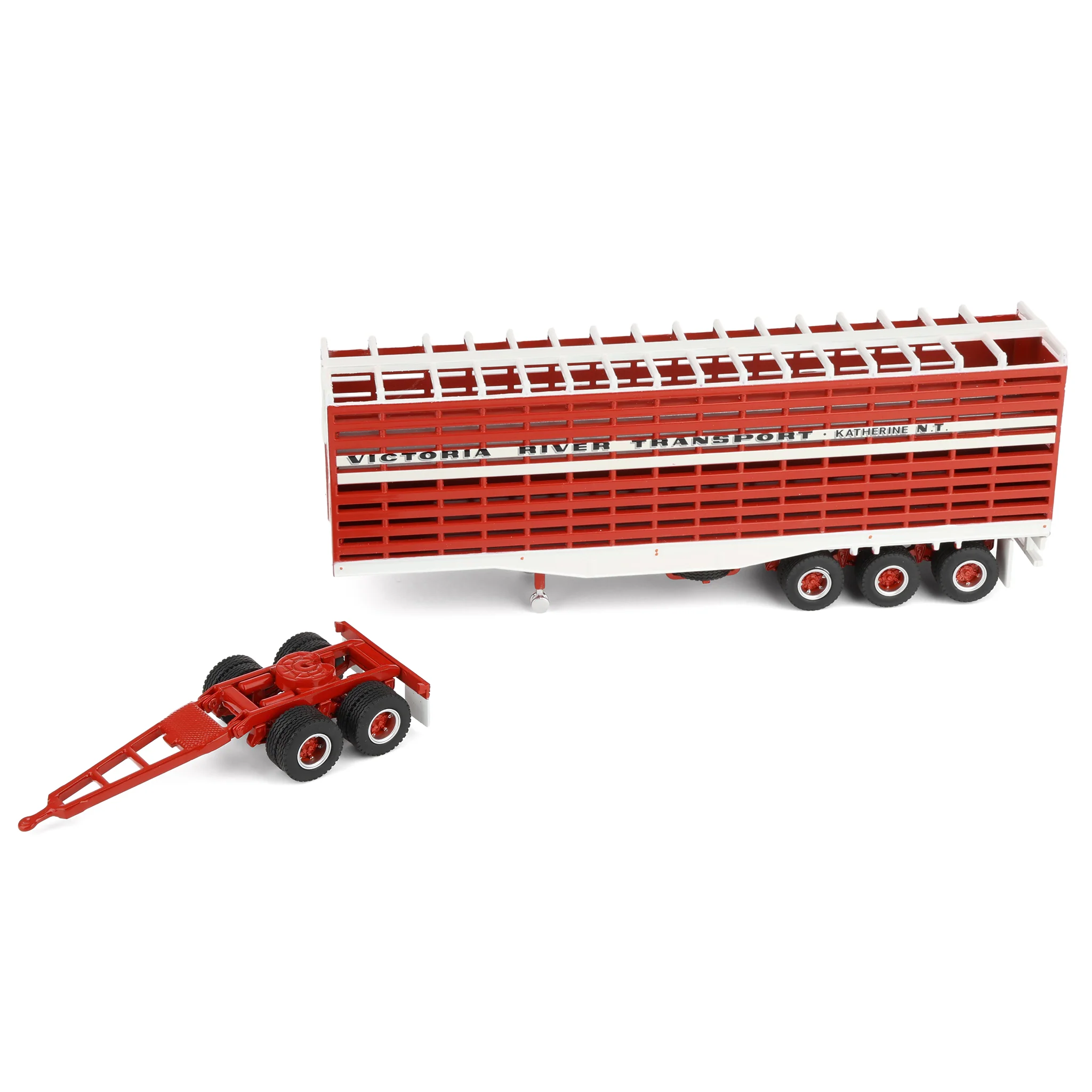 1/64 Victoria River Livestock Trailer with Dolly by Highway Replicas - Image 4