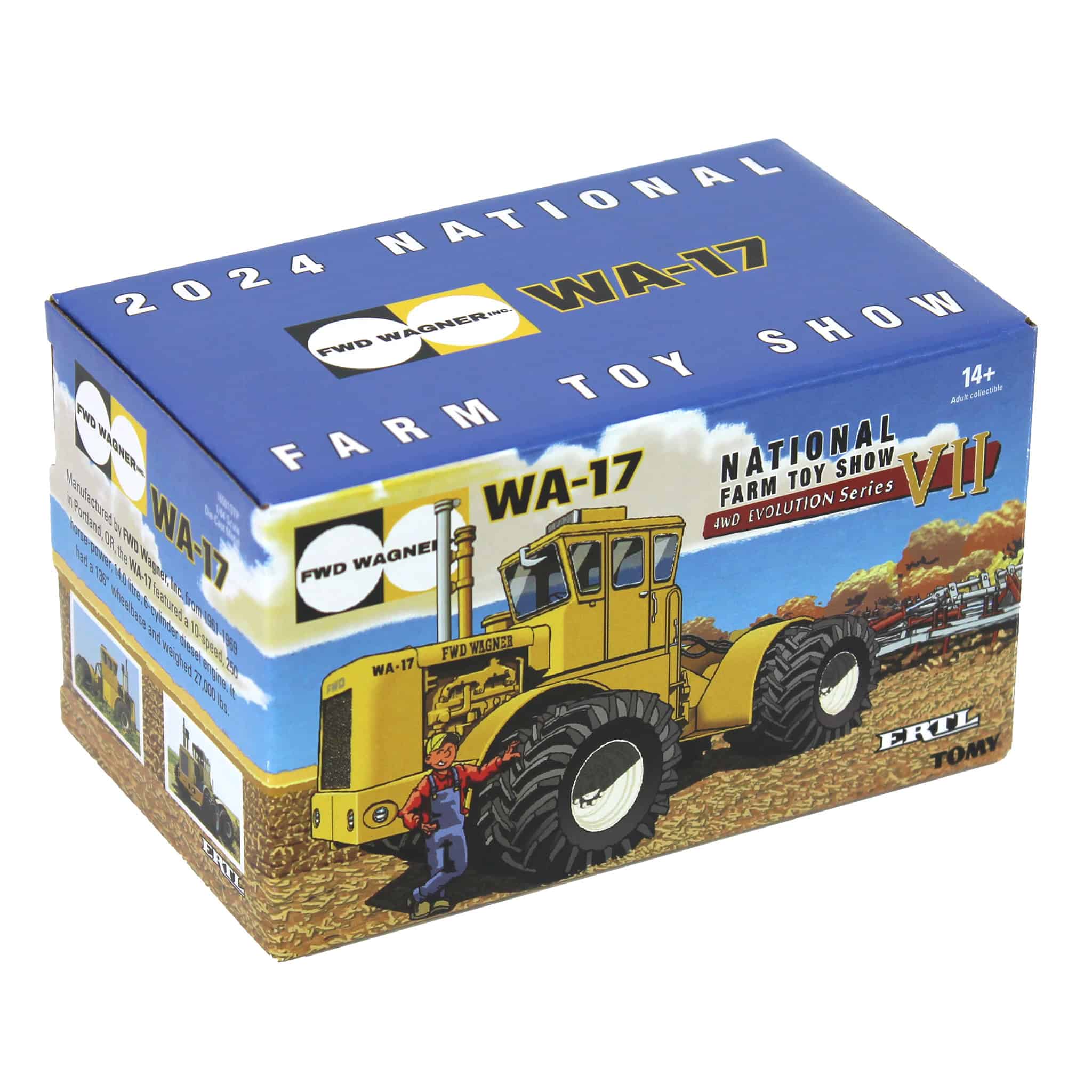 1/64 Wagner WA-17 4WD Tractor by ERTL, 2024 National Farm Toy Show - Image 5