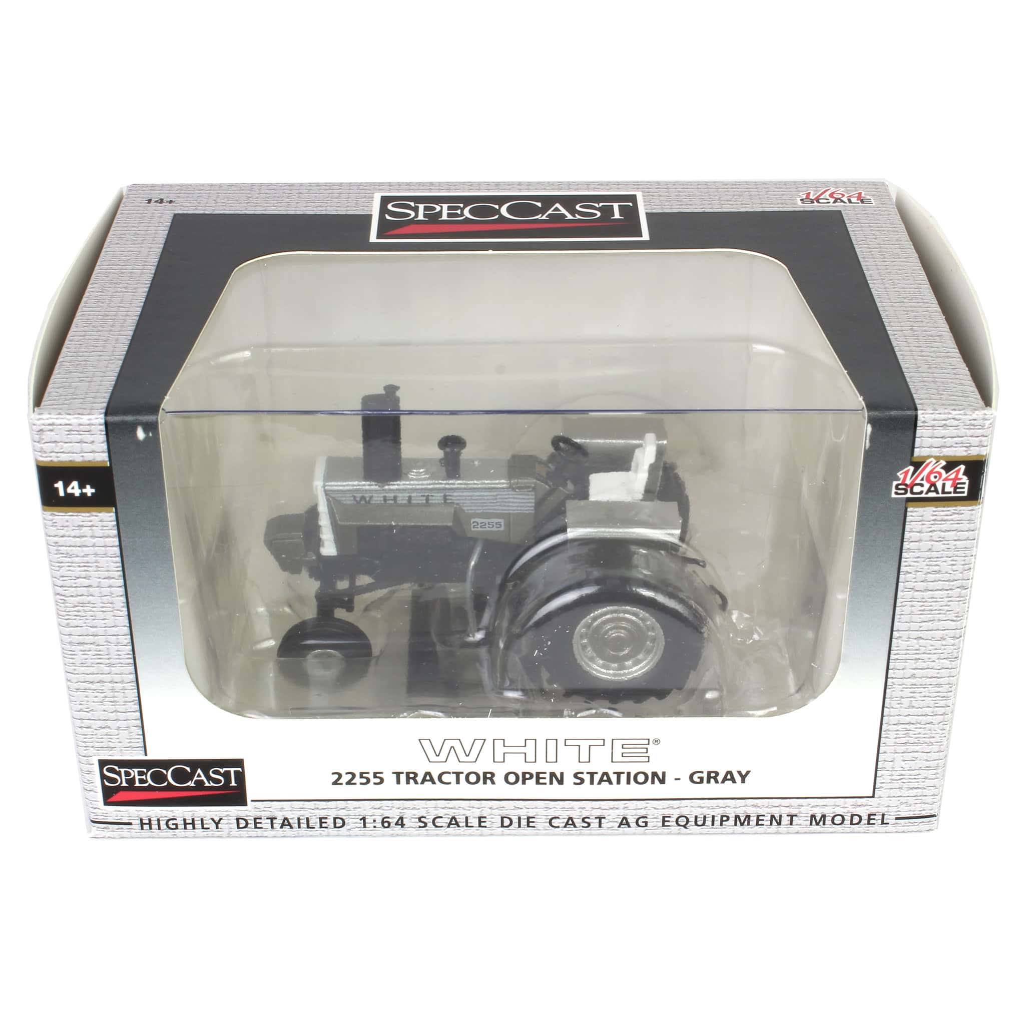1/64 White 2255 Open Station Tractor by SpecCast, Gray - Image 5
