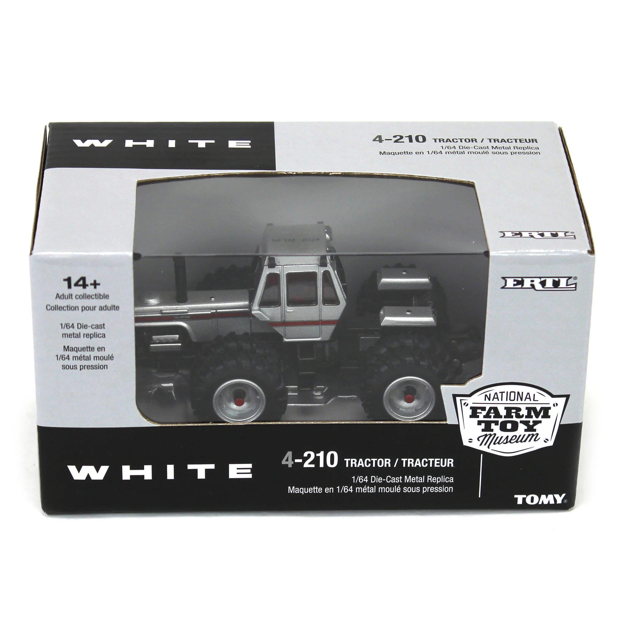 1/64 White 4-210 4WD Tractor with Duals, 2024 National Farm Toy Museum - Image 6