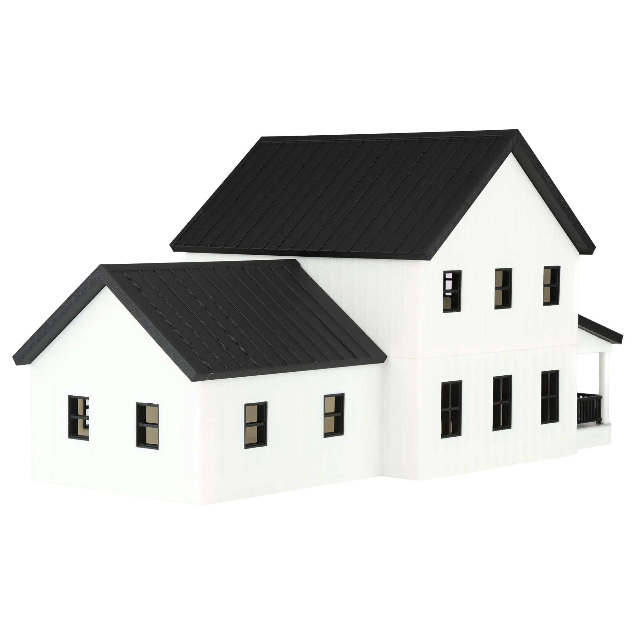 1/64 White & Black Modern Farmhouse by REVD Toys, 3D Printed - Image 4