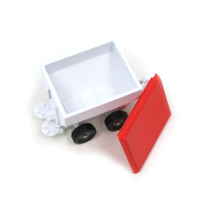 1/64 White Fertilizer Spreader, 3D Print Plastic - Image 2