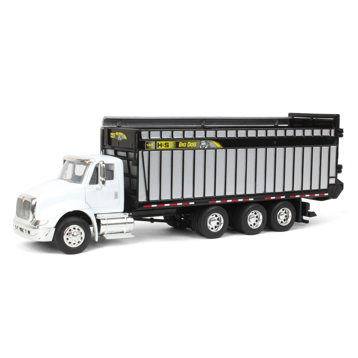 1/64 White International 8600 Truck with H&S Big Dog 1226 Forage Box by SpecCast