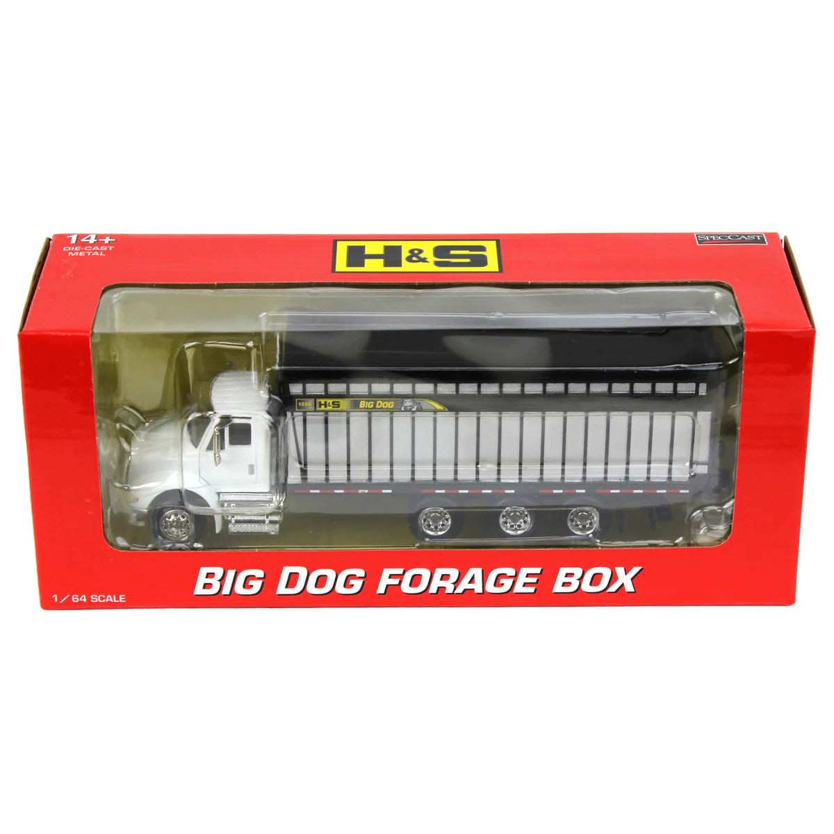 1/64 White International 8600 Truck with H&S Big Dog 1226 Forage Box by SpecCast - Image 6