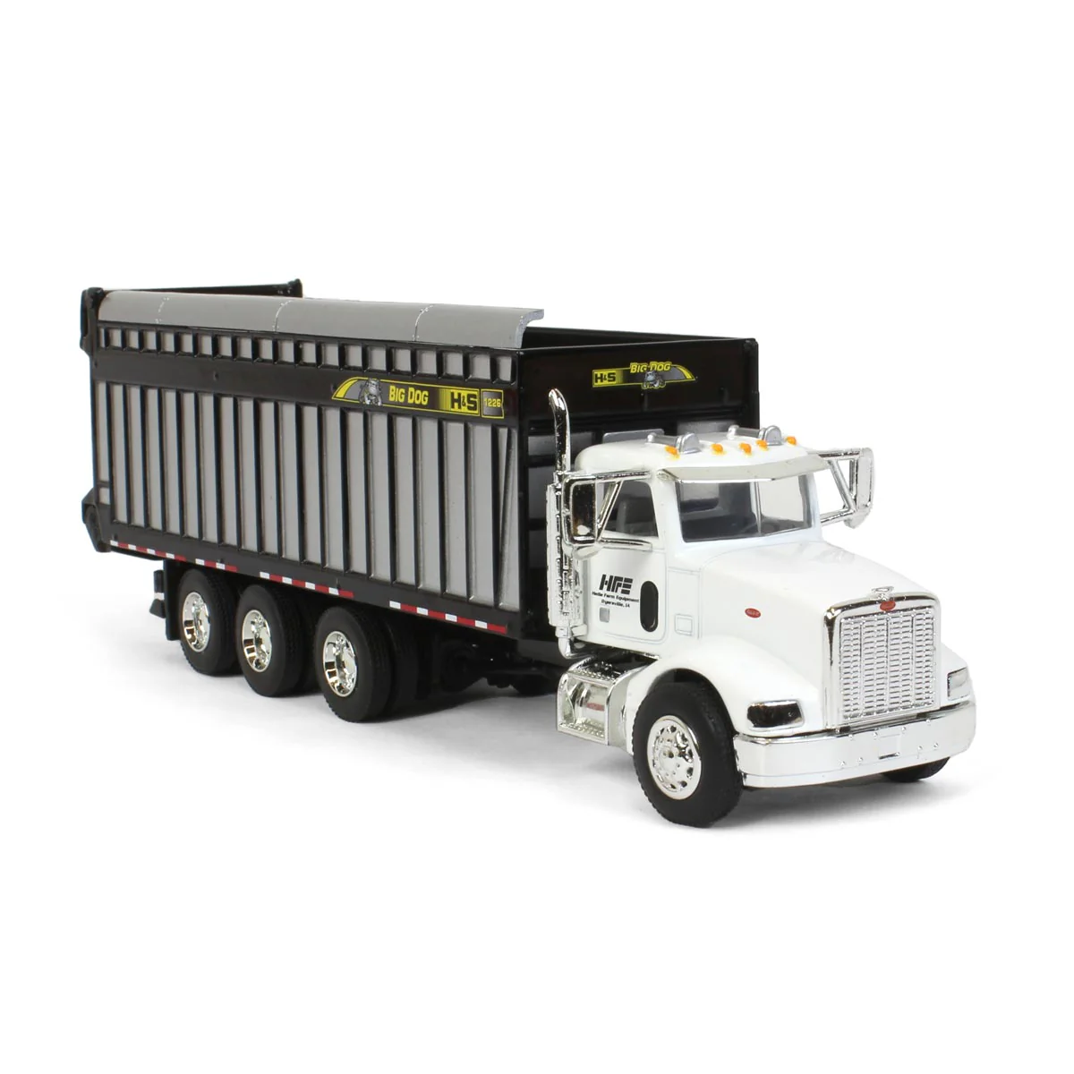 1/64 White Peterbilt 385 with H&S Big Dog 1226 Forage Box, Exclusive HFE Edition - Image 2