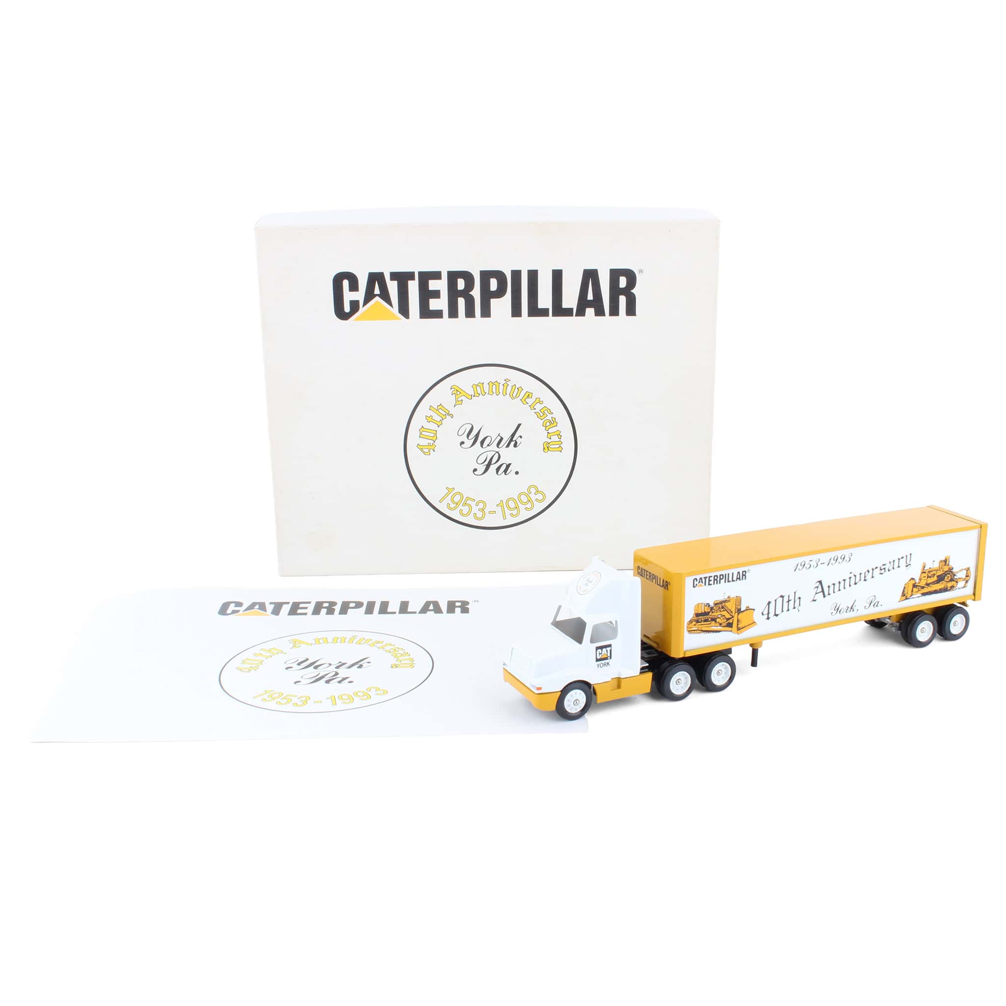 1/64 Winross Caterpillar Semi Truck Limited Edition 40th Anniversary York, PA