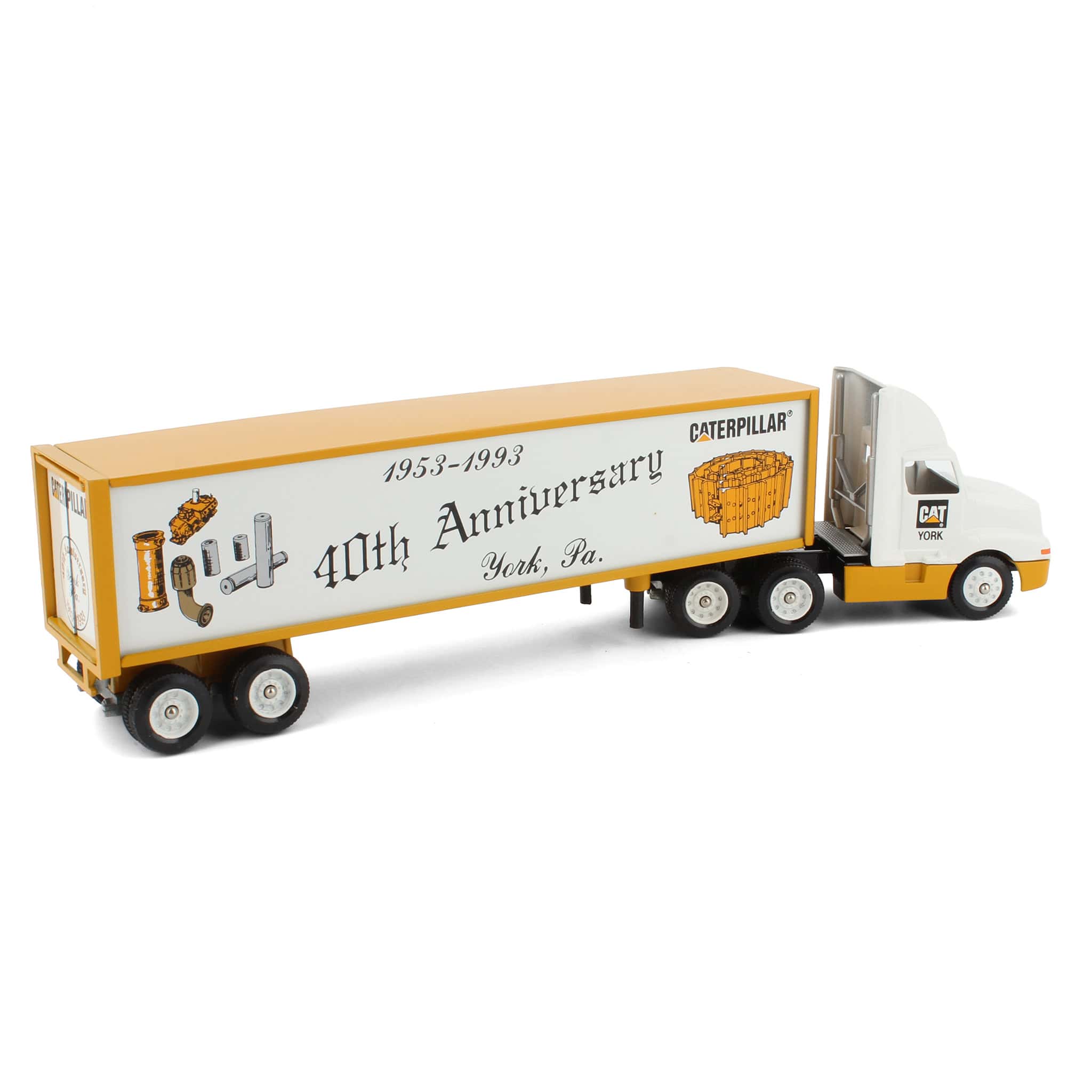 1/64 Winross Caterpillar Semi Truck Limited Edition 40th Anniversary York, PA - Image 2