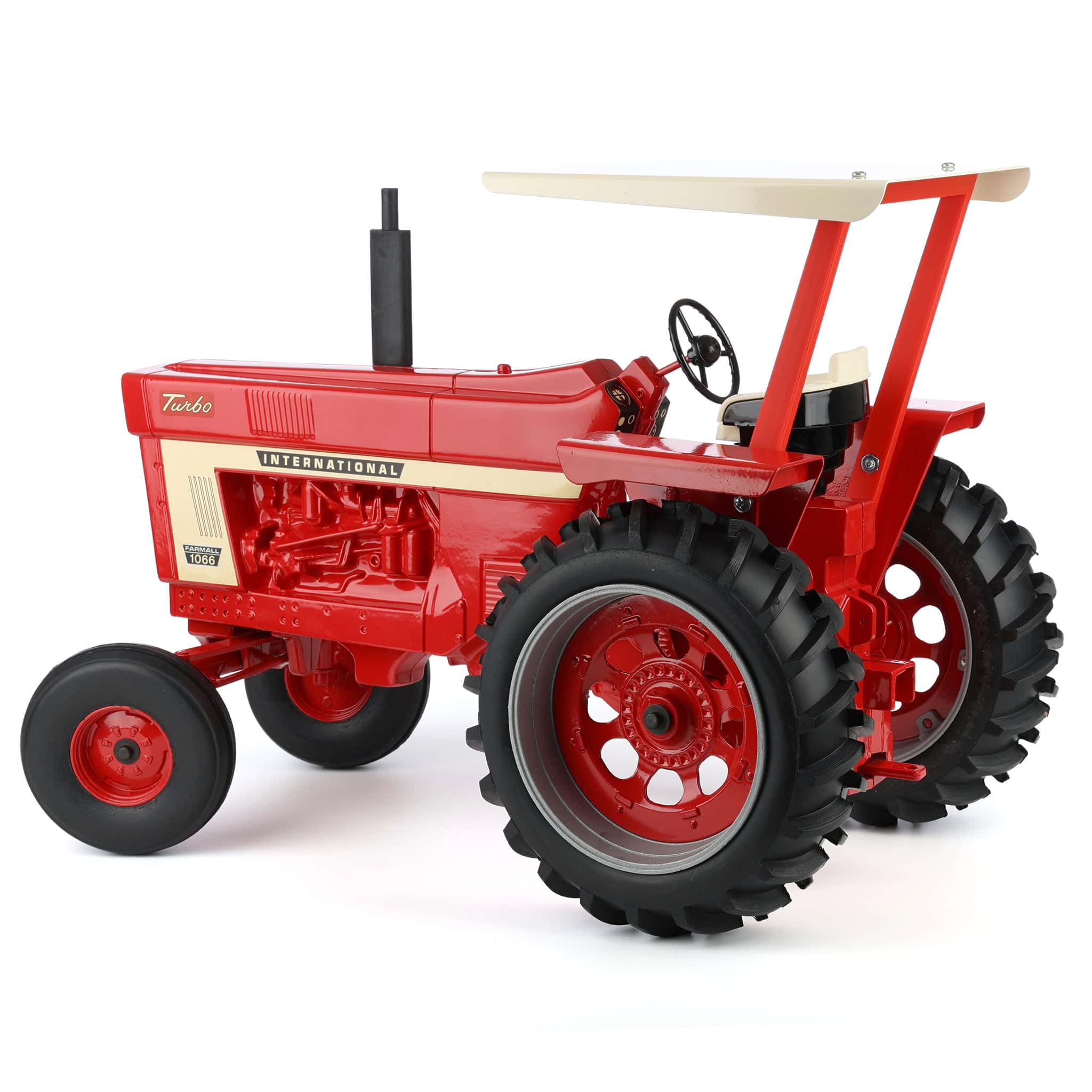 1/8 International 1066 Tractor with Wide Front, Rollbar & Canopy, Made in the USA by Scale Models - Image 4