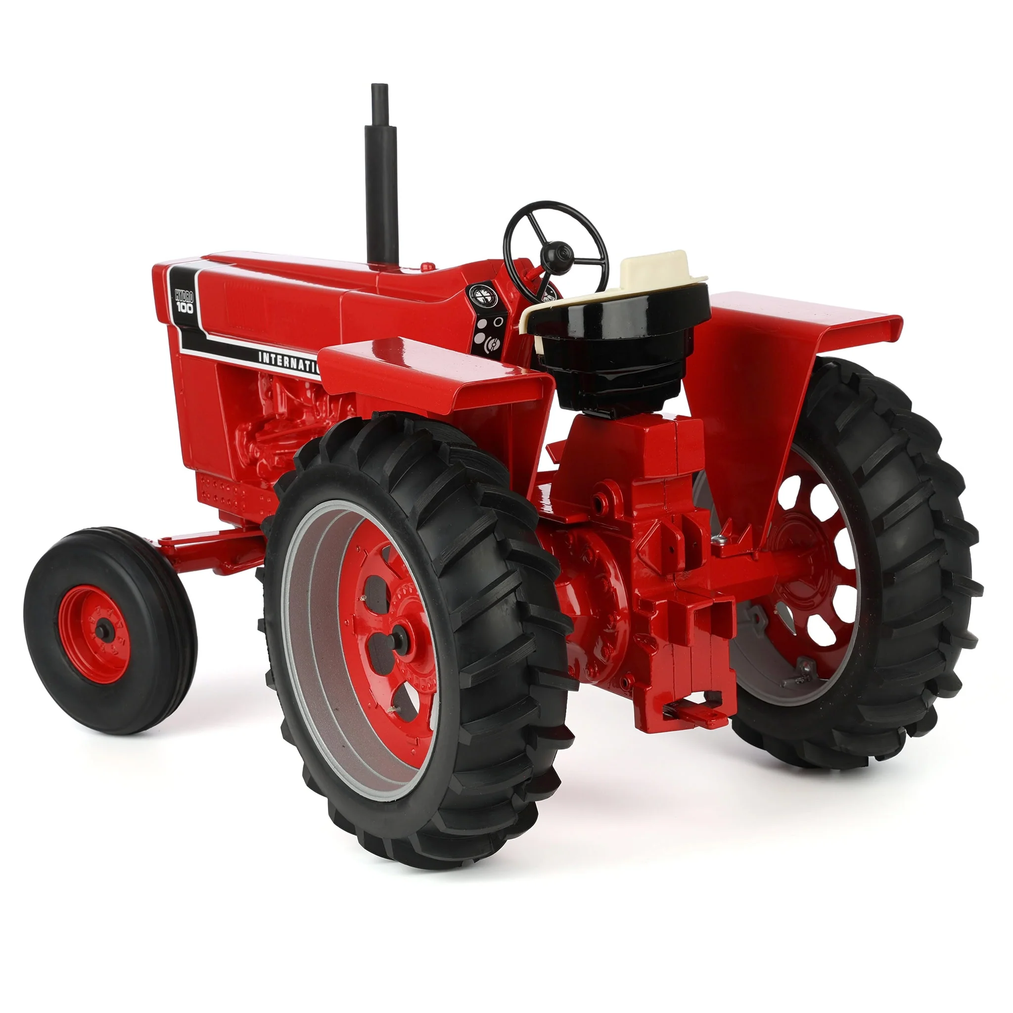 1/8 International Hydro 100 Tractor with Black Stripe, Wide Front & Rear Fenders, Made in the USA - Image 4
