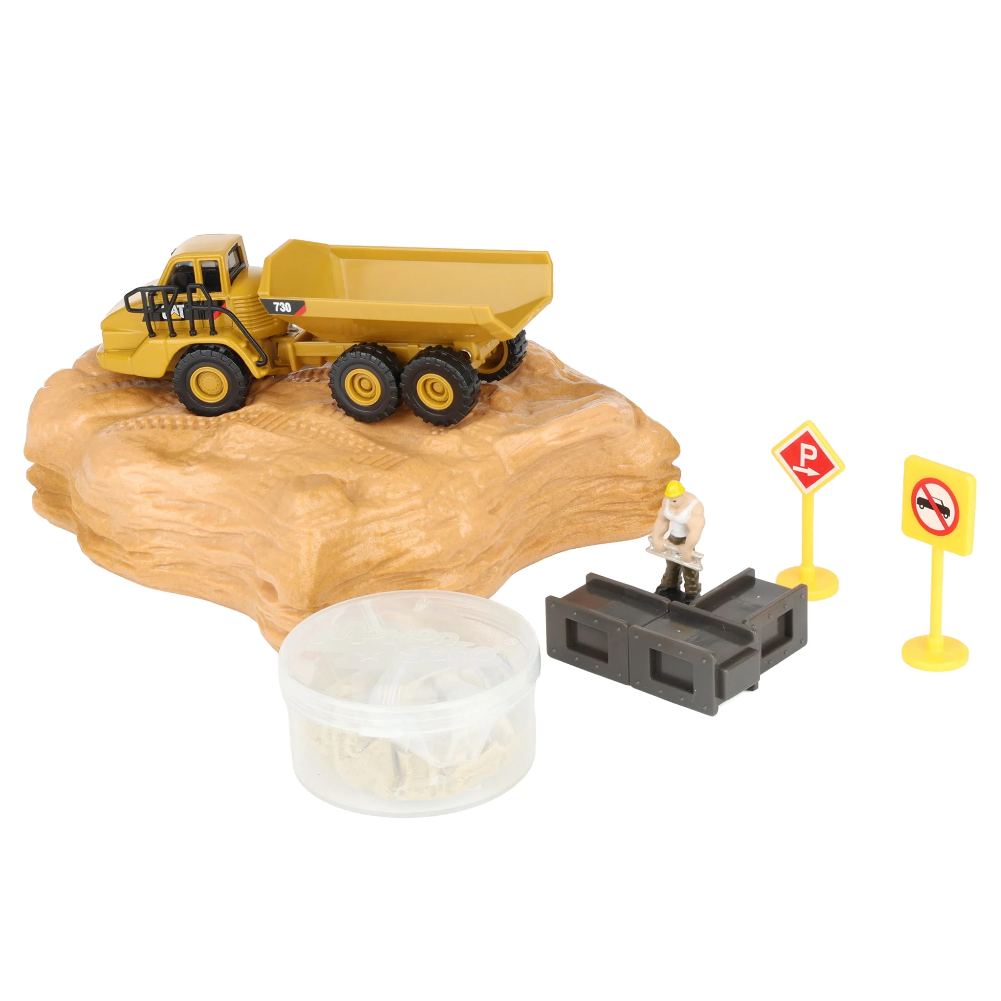 1/87 CAT 730 Articulated Truck Earth Mover Playset by Diecast Masters - Image 2