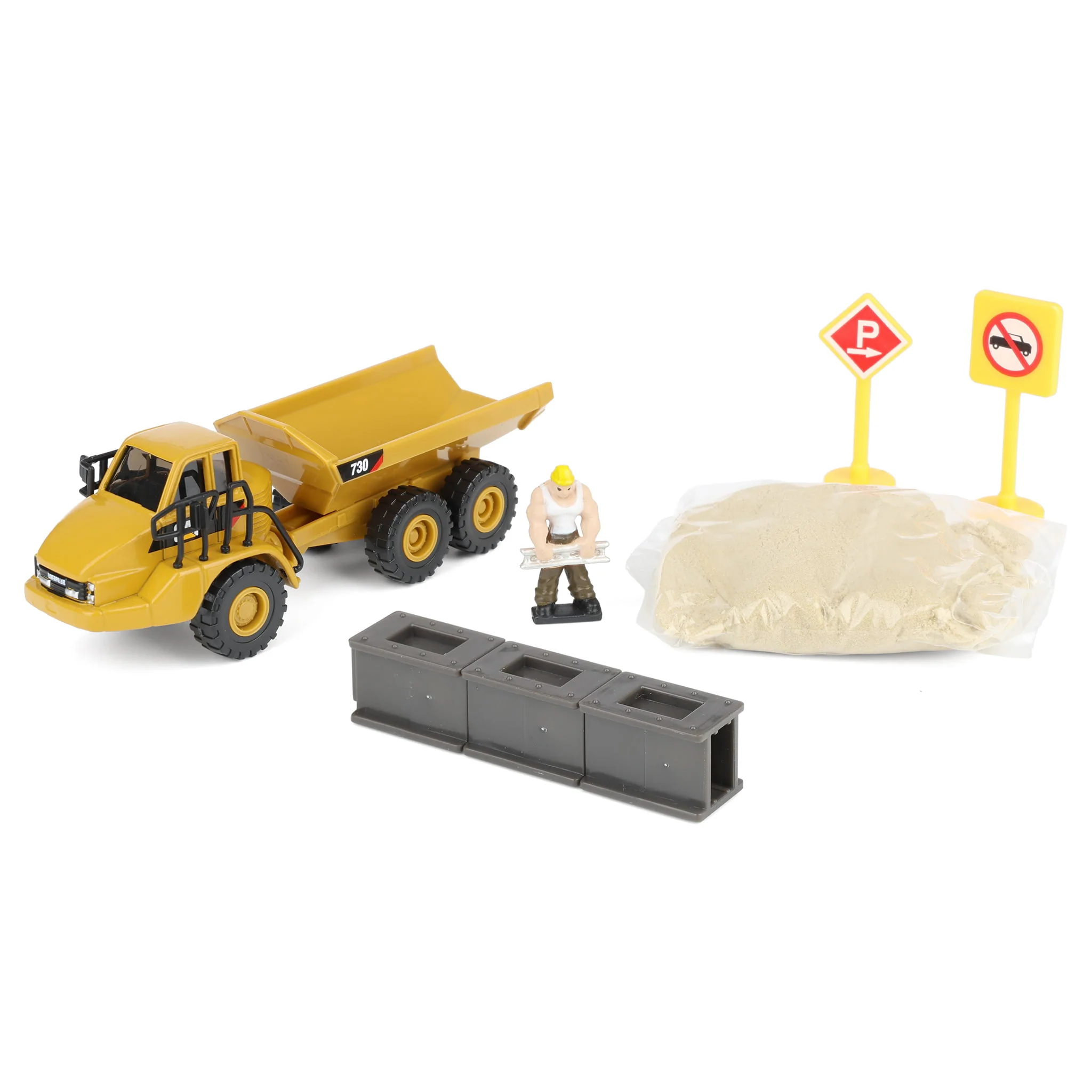1/87 CAT 730 Articulated Truck Earth Mover Playset by Diecast Masters - Image 4
