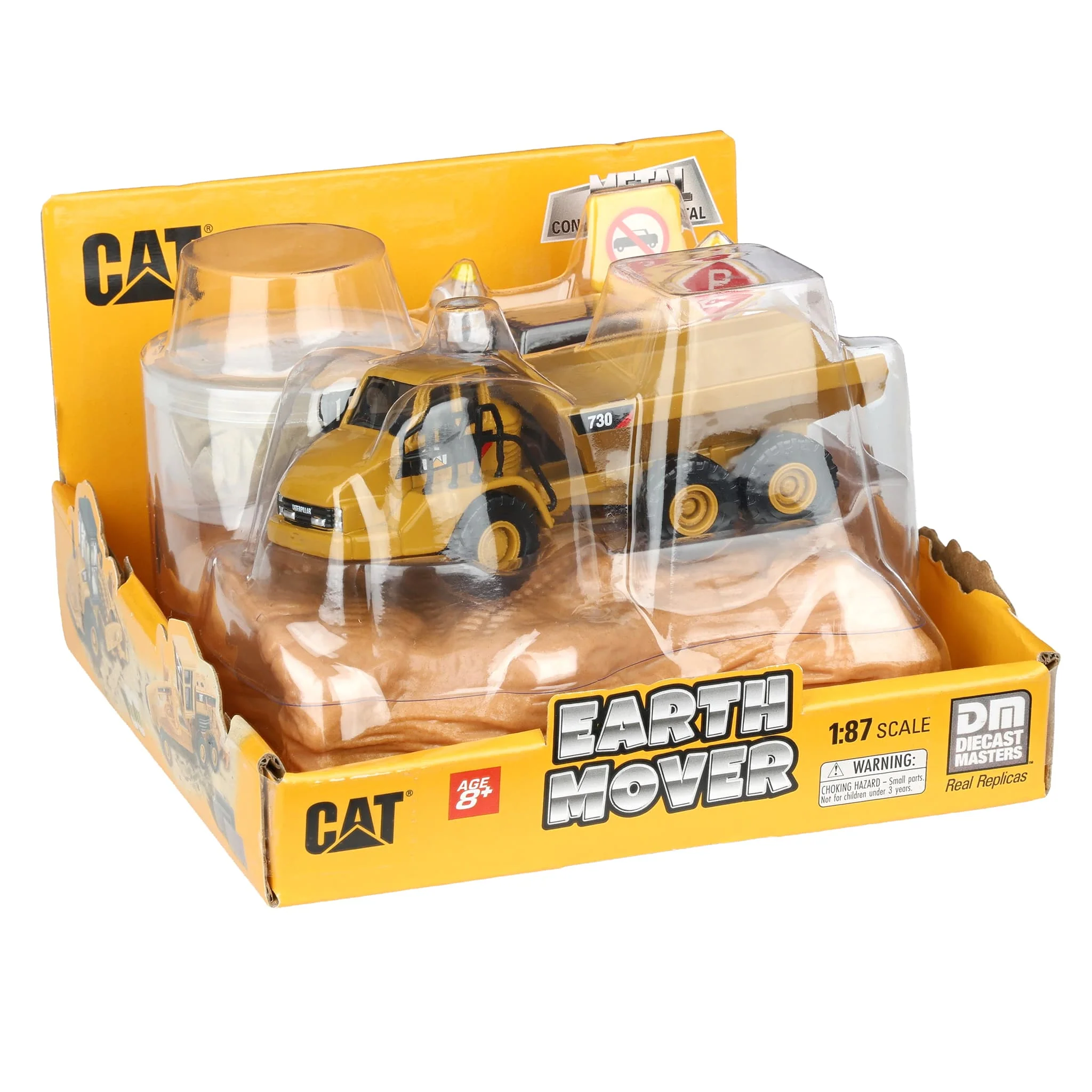 1/87 CAT 730 Articulated Truck Earth Mover Playset by Diecast Masters - Image 5