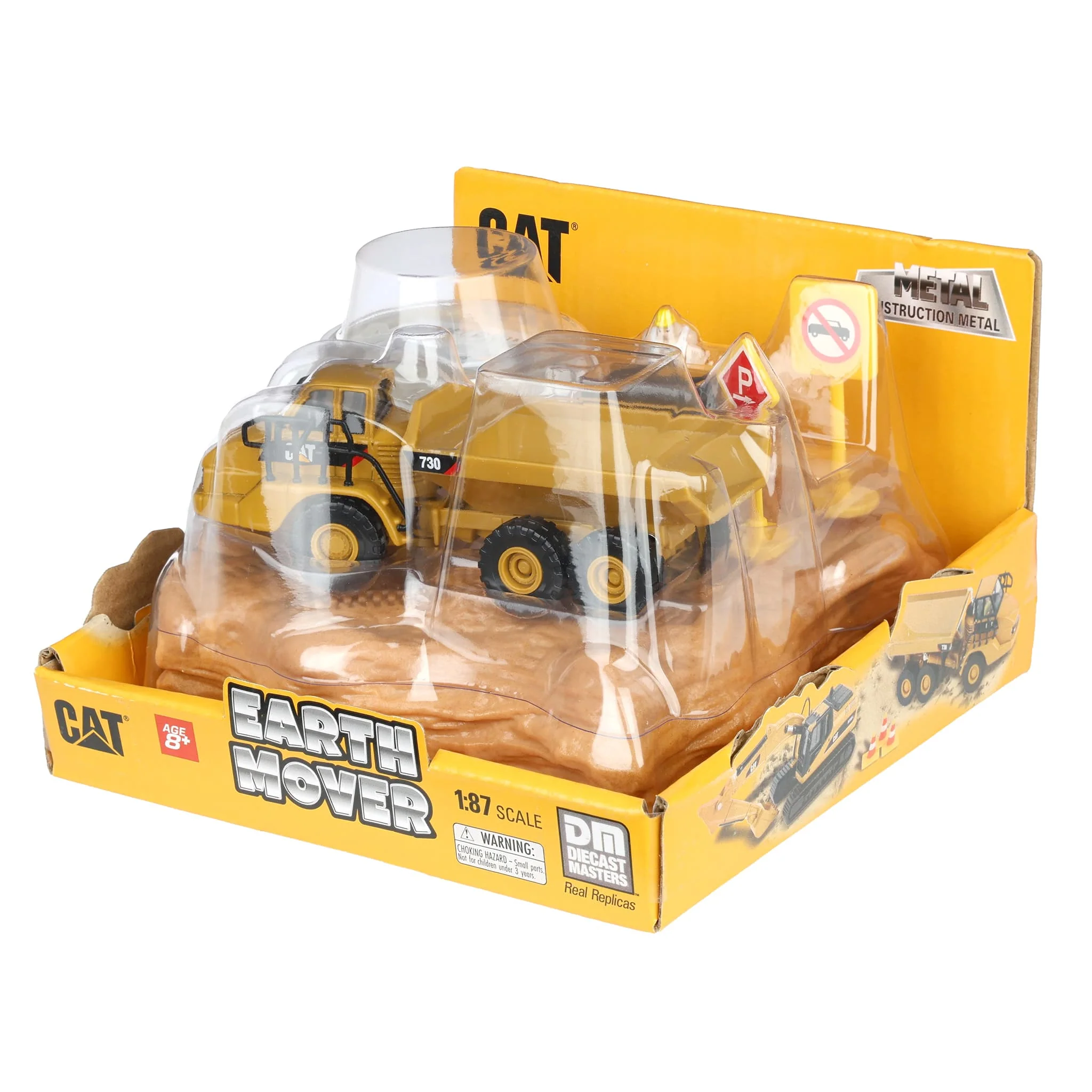 1/87 CAT 730 Articulated Truck Earth Mover Playset by Diecast Masters - Image 6