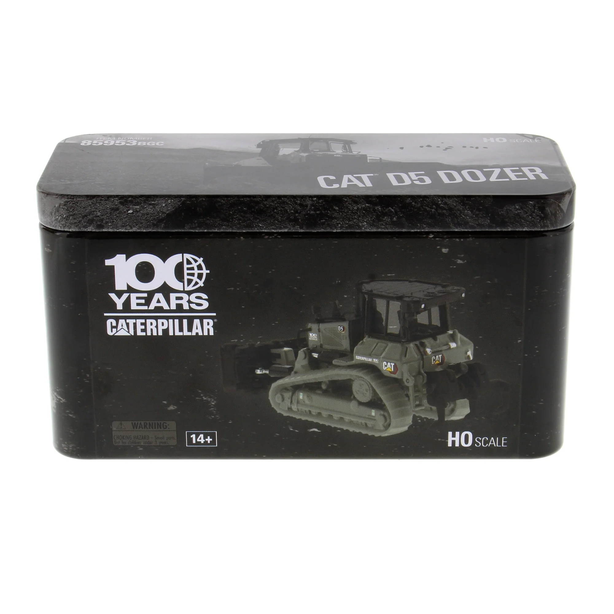 1/87 CAT D5 Dozer, Caterpillar Centennial Gray, Diecast Masters High Line Series - Image 10