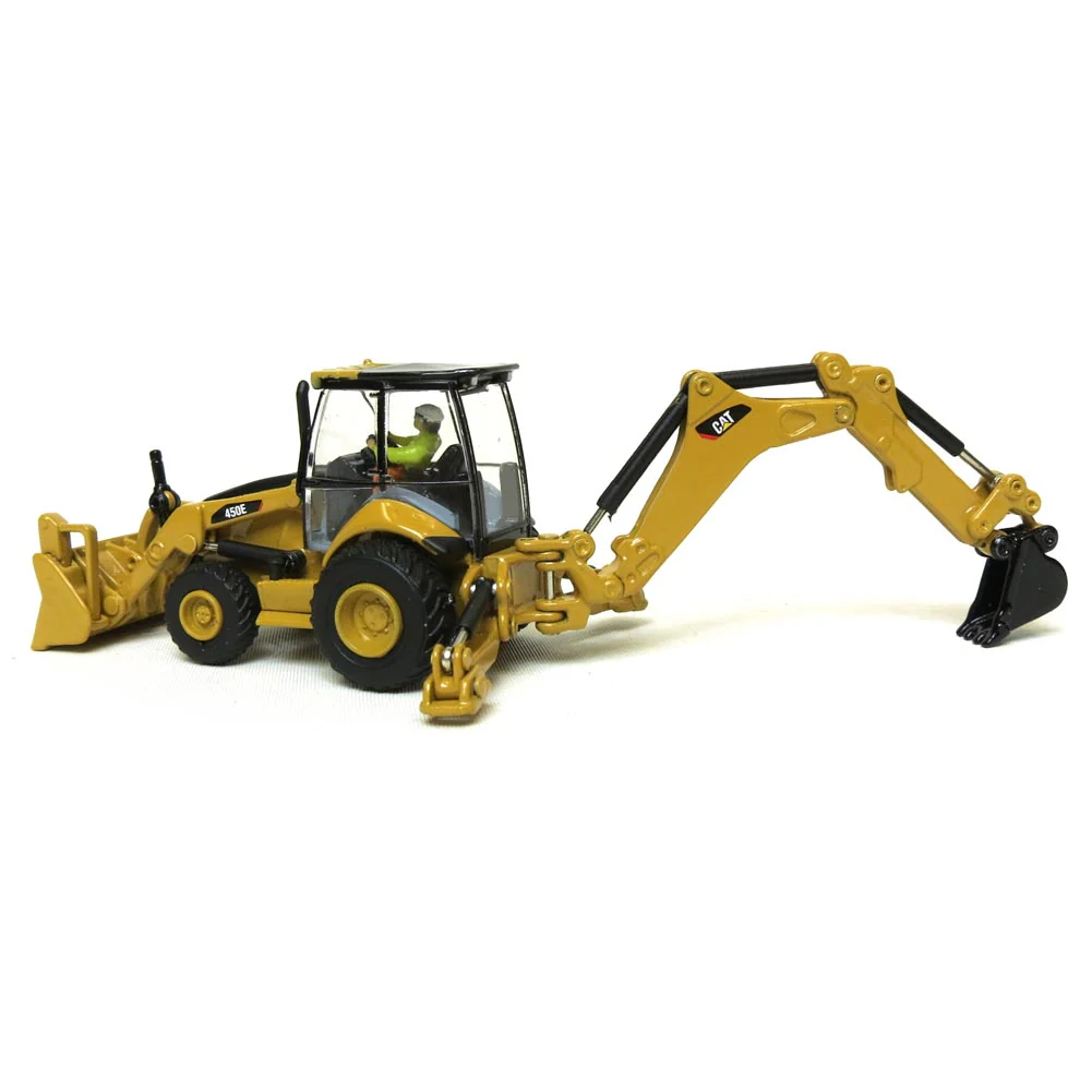 1/87 Caterpillar 450E Backhoe Loader, Diecast Masters High Line Series - Image 3