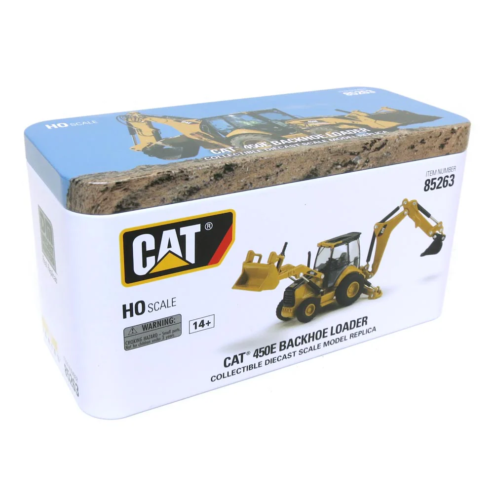 1/87 Caterpillar 450E Backhoe Loader, Diecast Masters High Line Series - Image 4