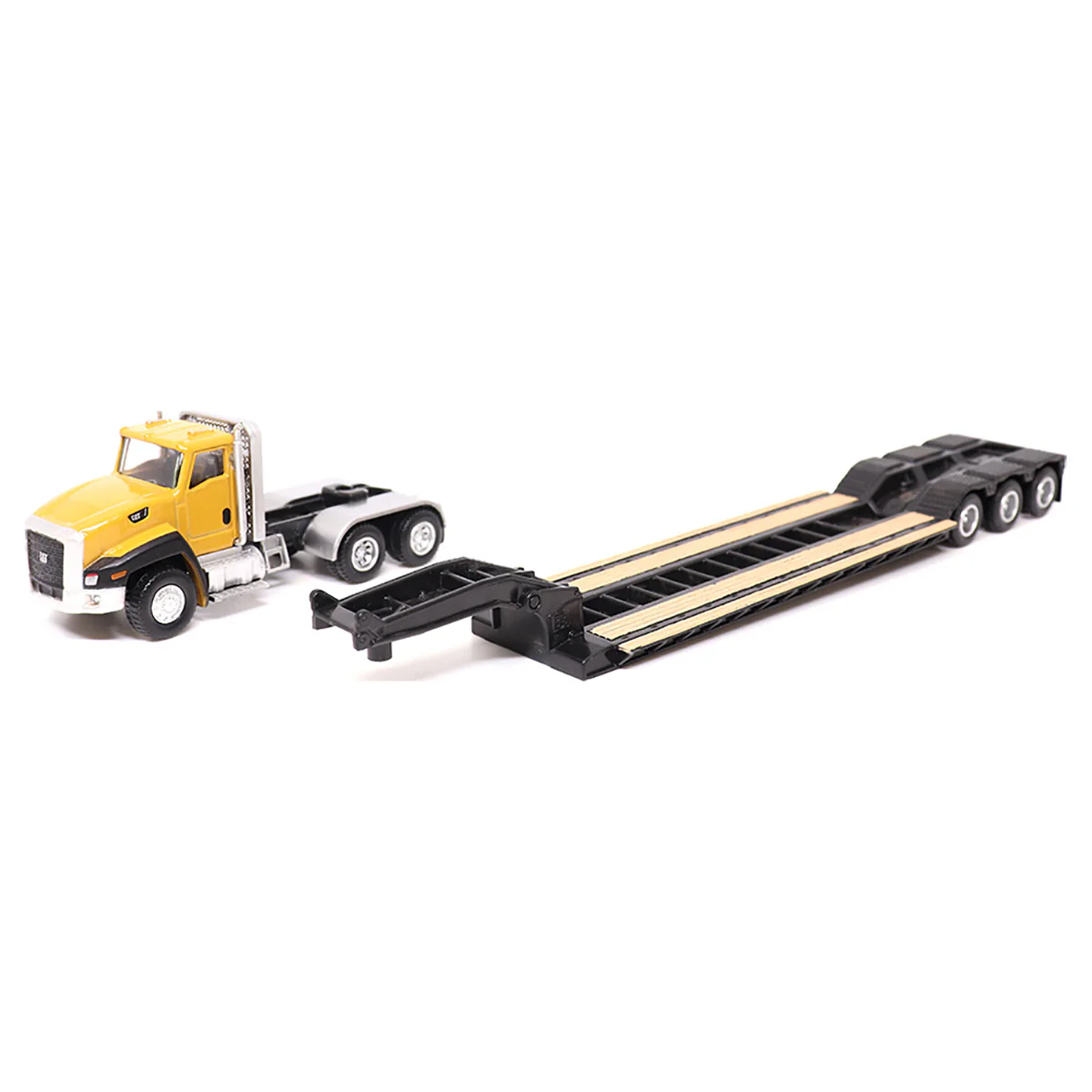 1/87 Caterpillar CT660 Day Cab with Lowboy Trailer & 163H Motor Grader by Diecast Masters - Image 4