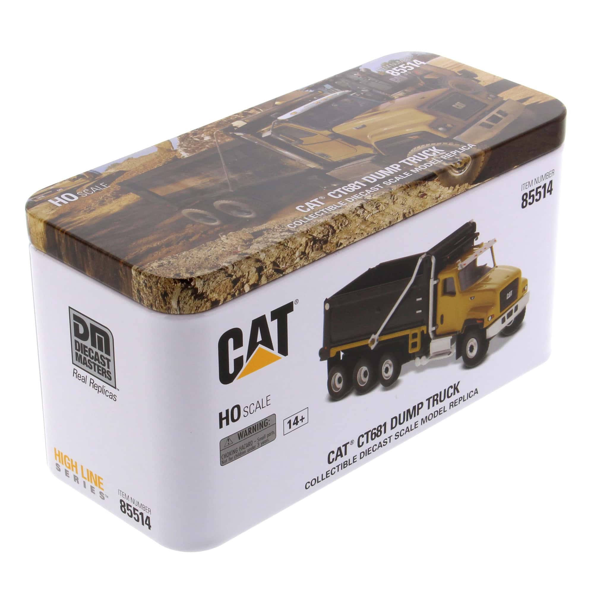 1/87 CAT CT681 Dump Truck, Diecast Masters HO Series - Image 9