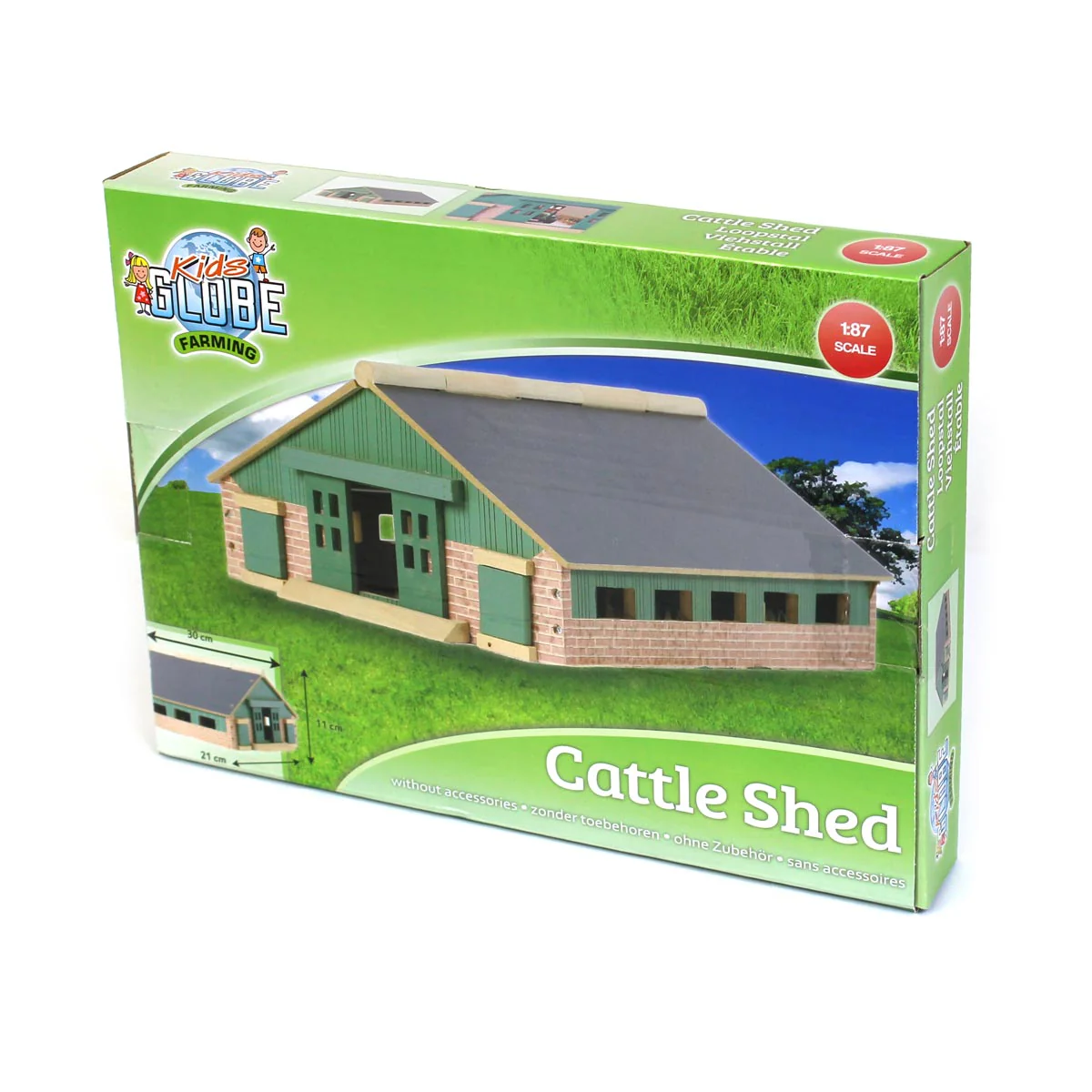 1/87 Deluxe Cattle Barn with Drive Thru Bay - Image 5