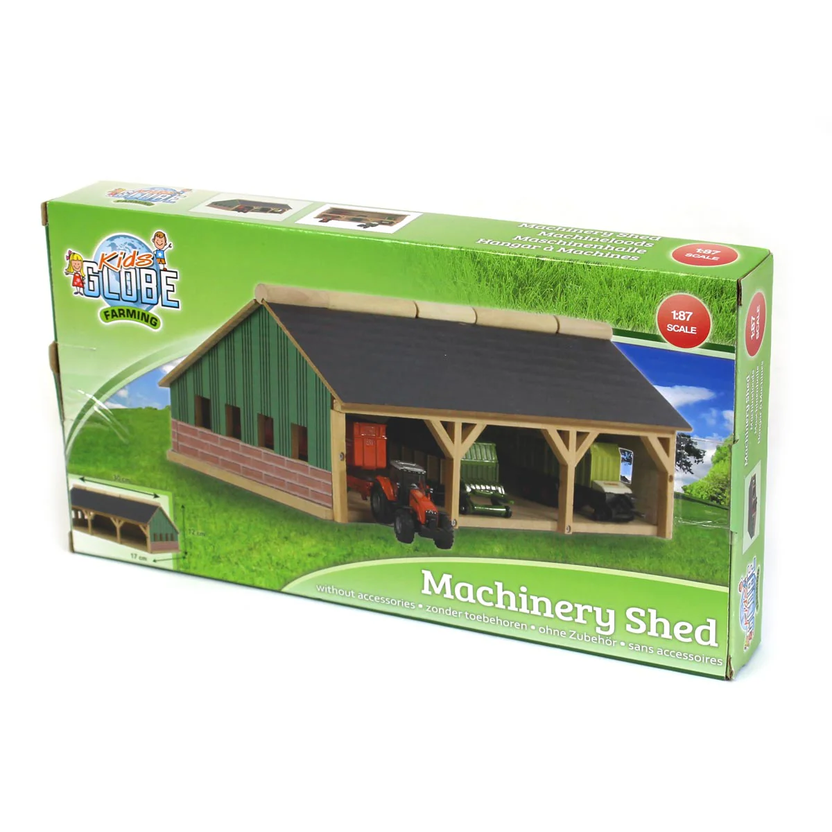 1/87 Farm Machinery 3 Bay Shed - Image 5