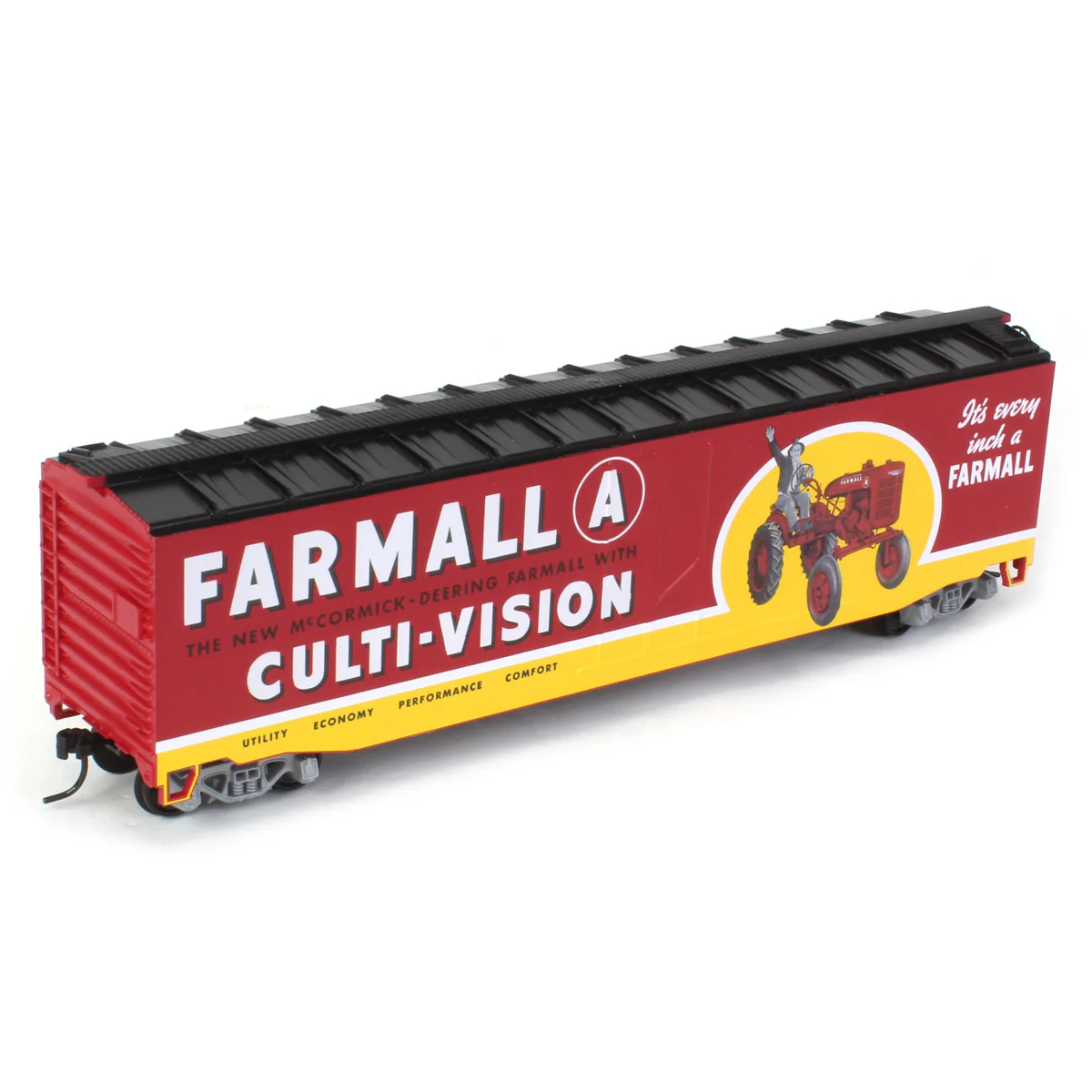 1/87 HO Scale Limited Edition IH Farmall A Culti-Vision Box Car, #32 in Series - Image 3