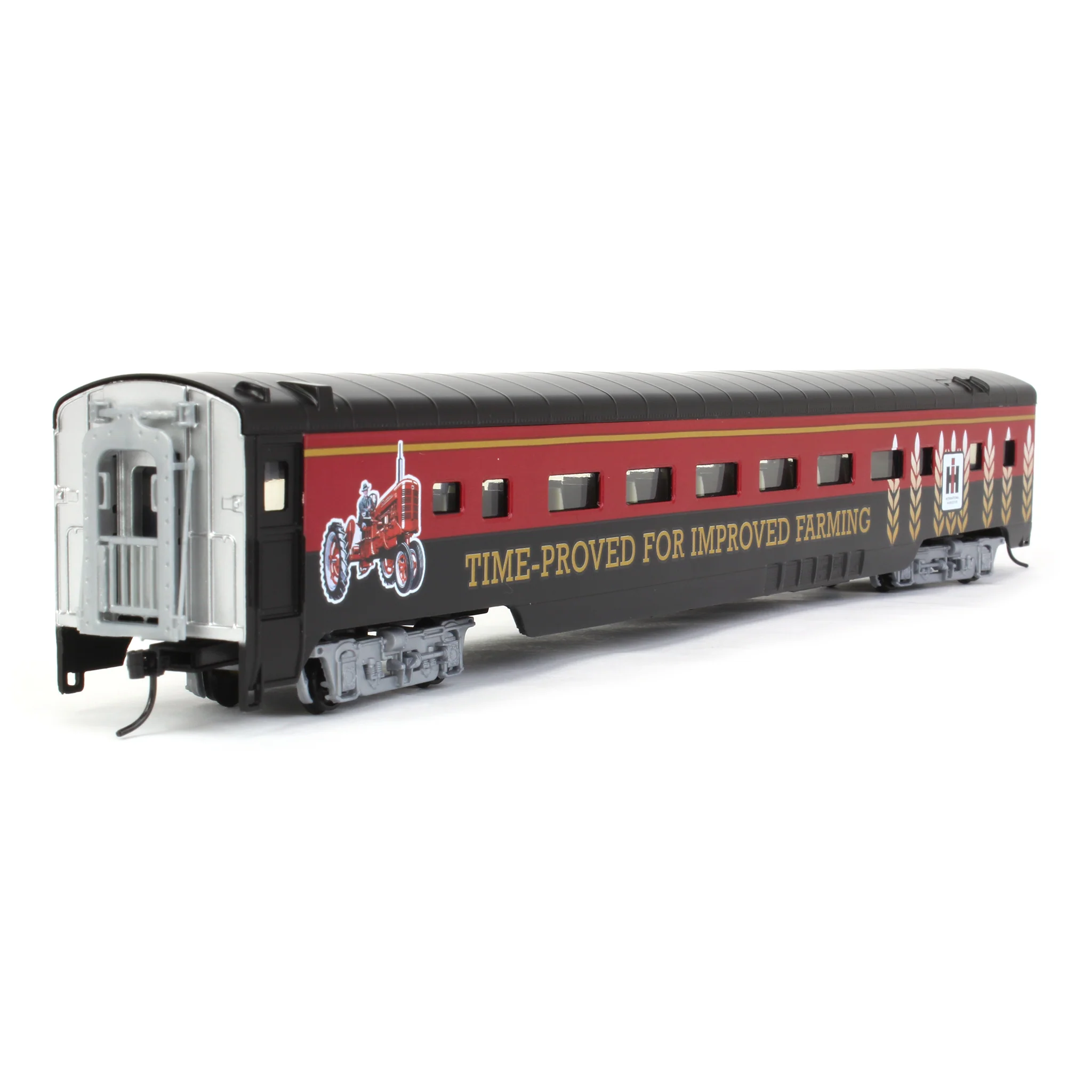 1/87 HO Scale Limited Edition IH Farmall Coach Train Car #33, "Time-Proved for Improved Farming" - Image 3