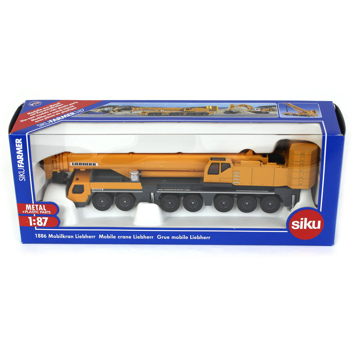 1/87 Liebherr Mobile Crane with Telescoping & Pivoting Crane Arm - Image 6