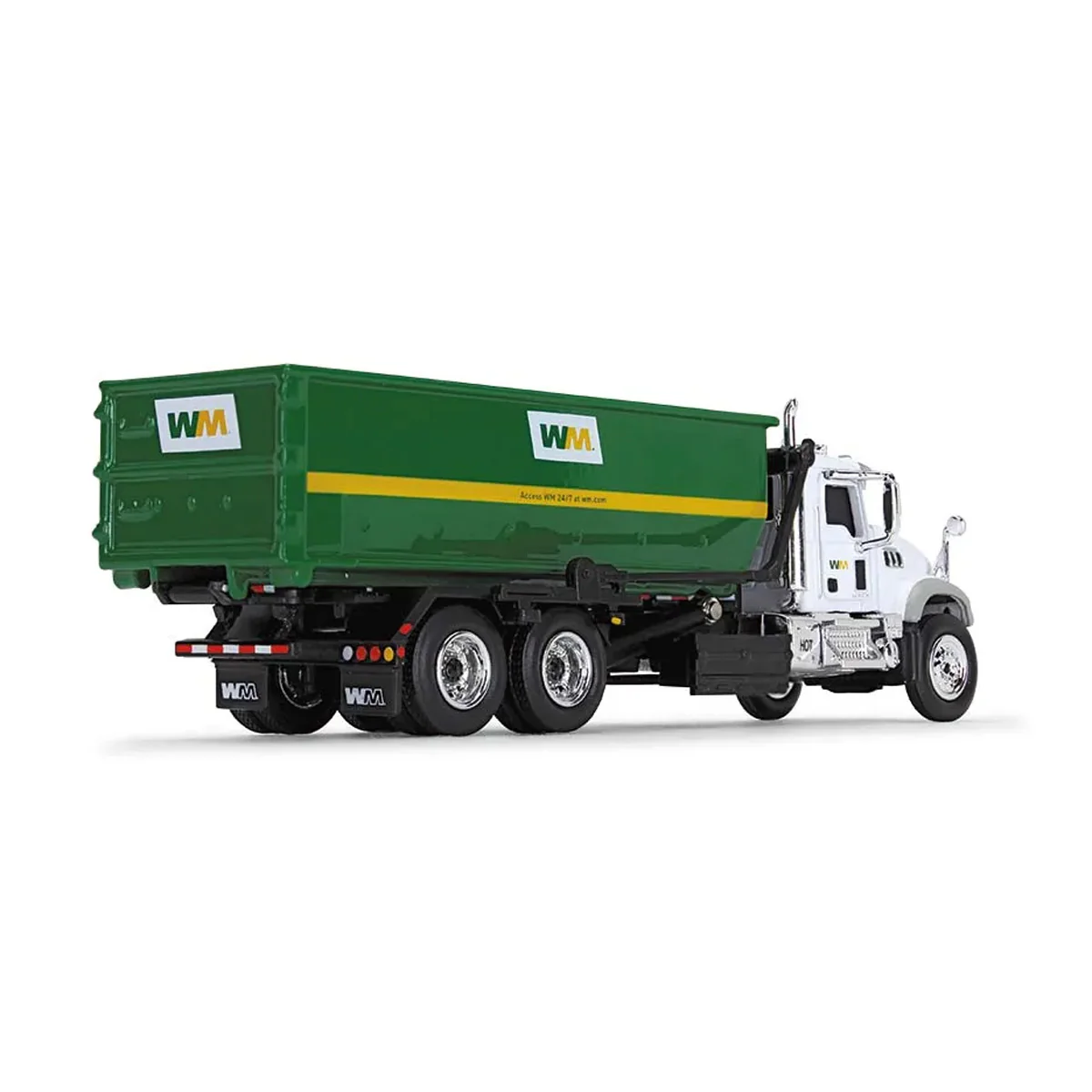 1/87 Mack Granite MP with Tub-Style Roll-Off Container, Waste Management - Image 3