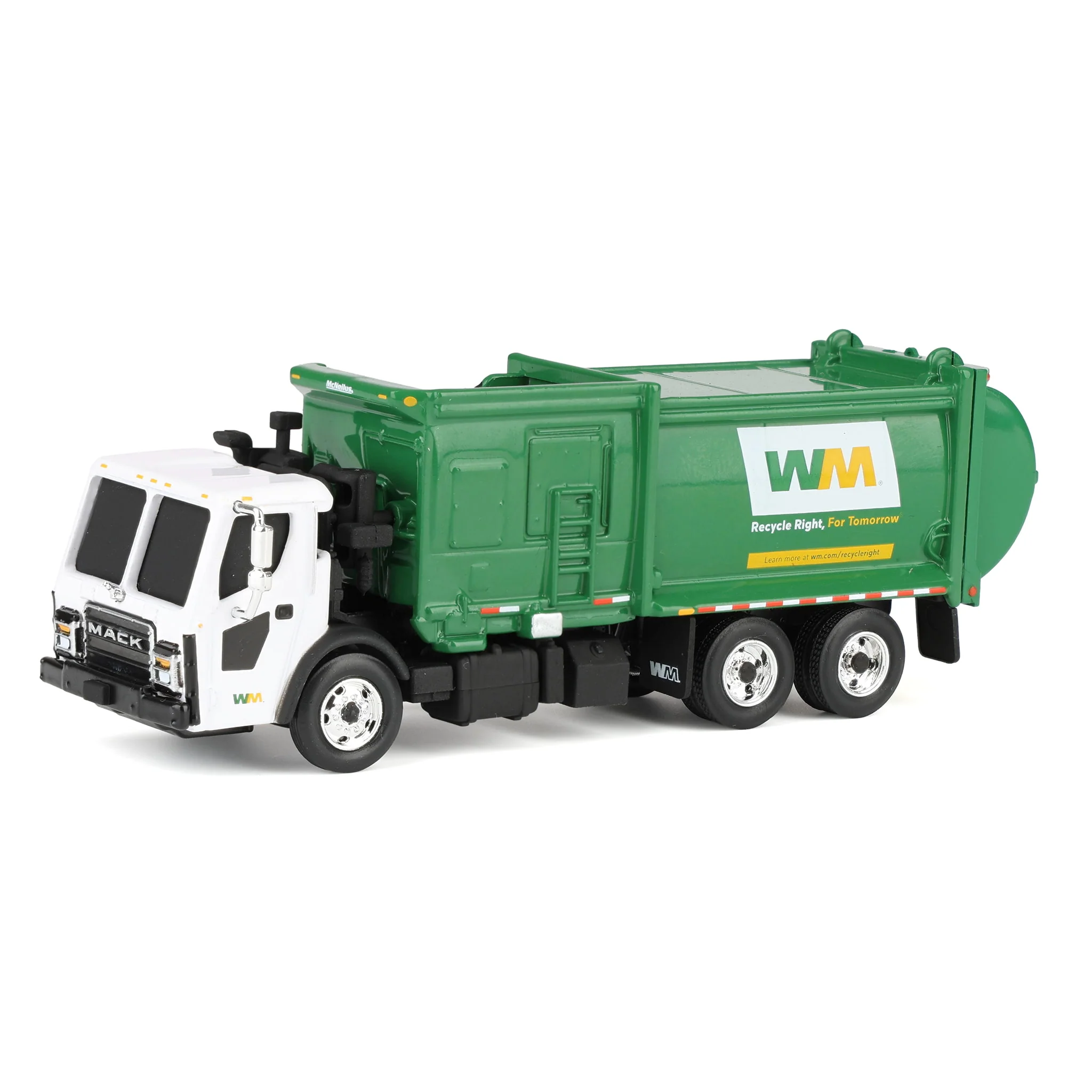 1/87 Mack LR Waste Management Refuse Truck with McNeilus ZR Side Loader - Image 2