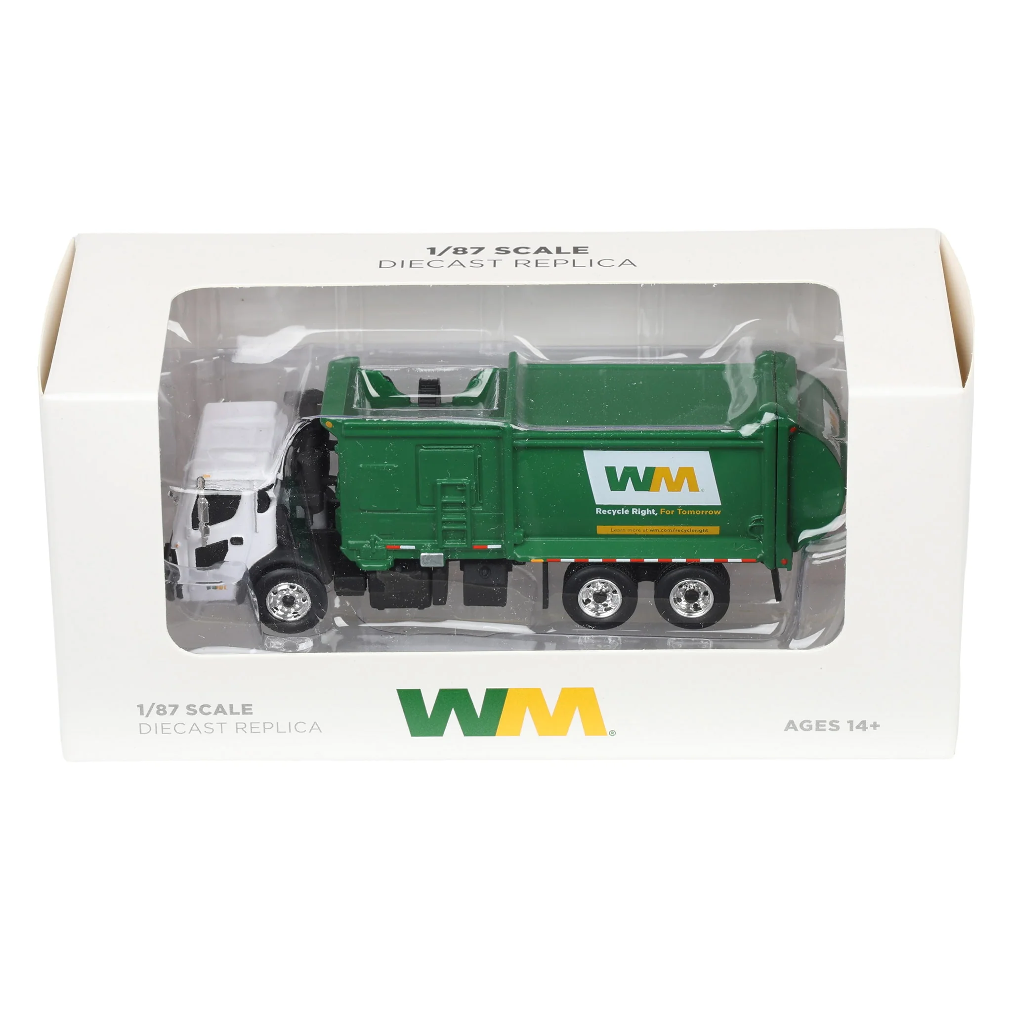 1/87 Mack LR Waste Management Refuse Truck with McNeilus ZR Side Loader - Image 6