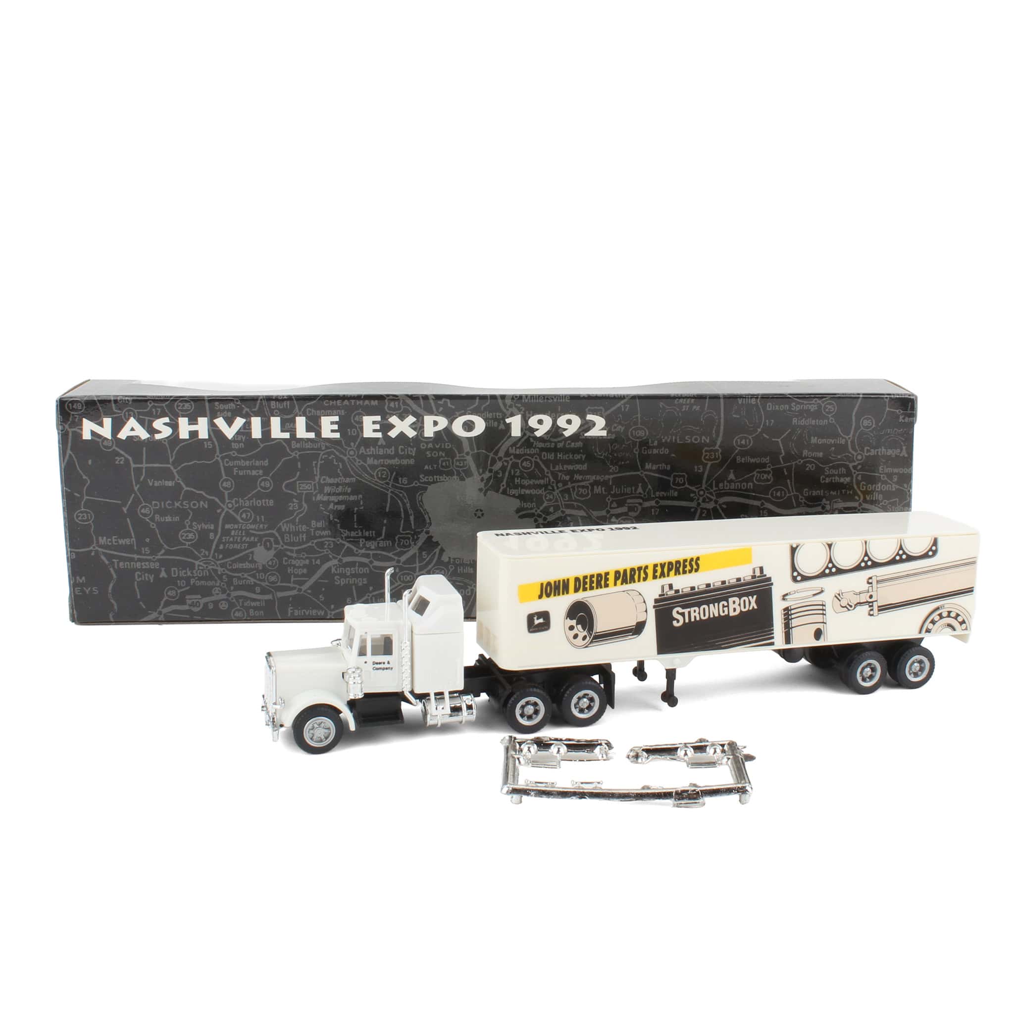 1/87 Plastic John Deere Parts Express Semi, Nashville Expo 1992 by Promotex Inc - Image 2