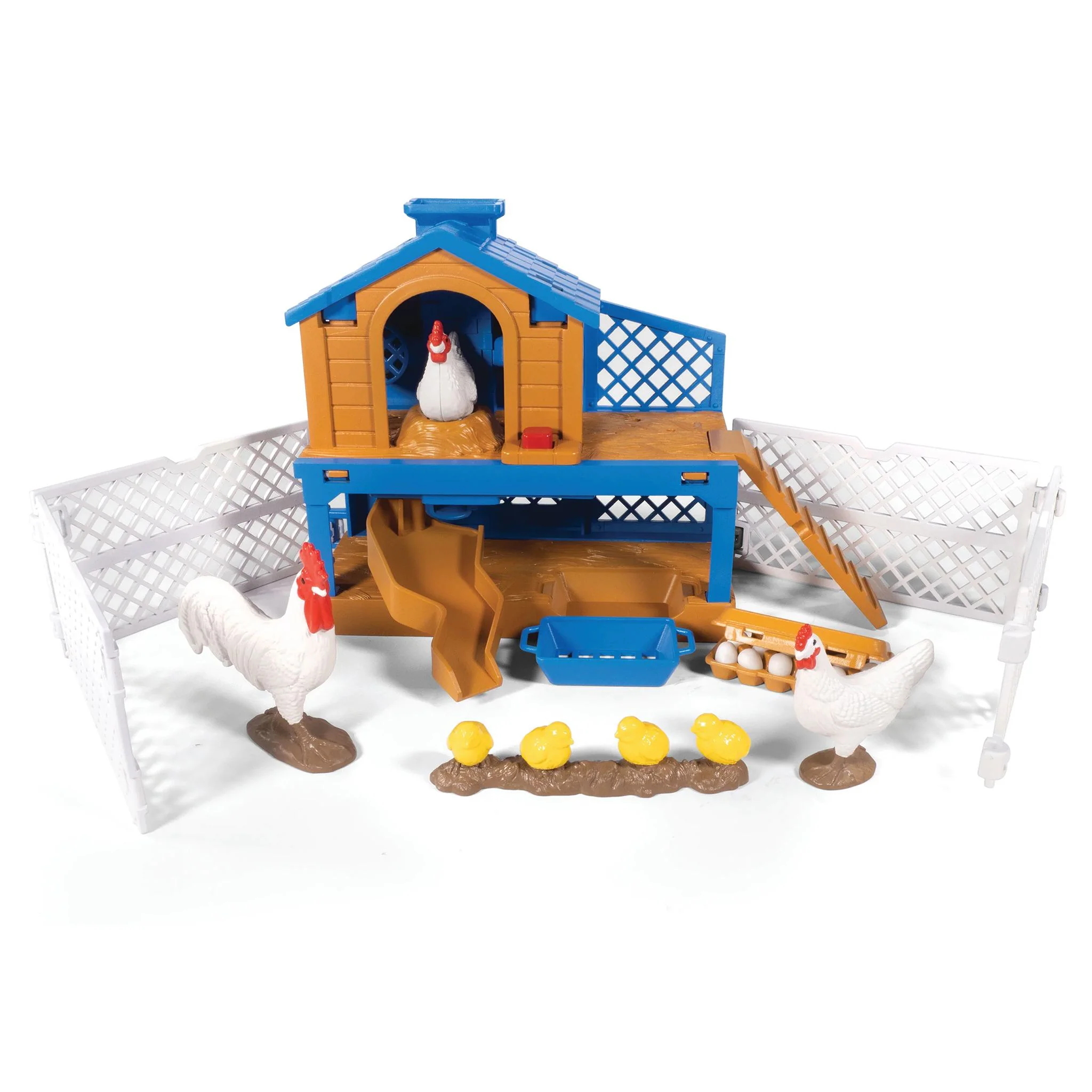 11-Piece Chicken Coop Playset with Accessories by Big Country Toys