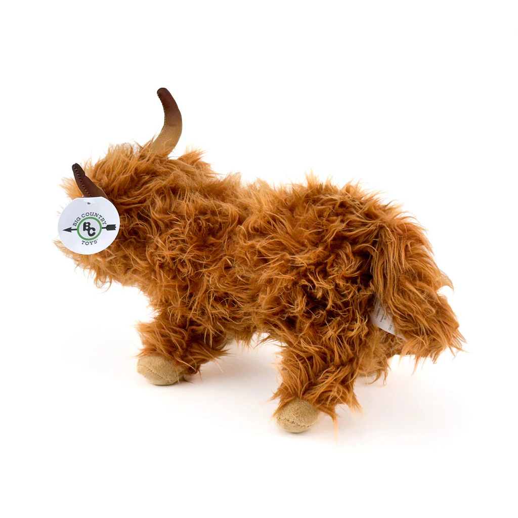 13" Highland Plush Cow by Big Country - Image 4