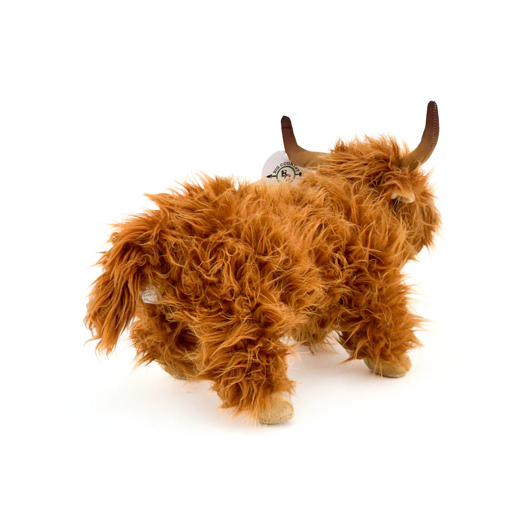 13" Highland Plush Cow by Big Country - Image 5